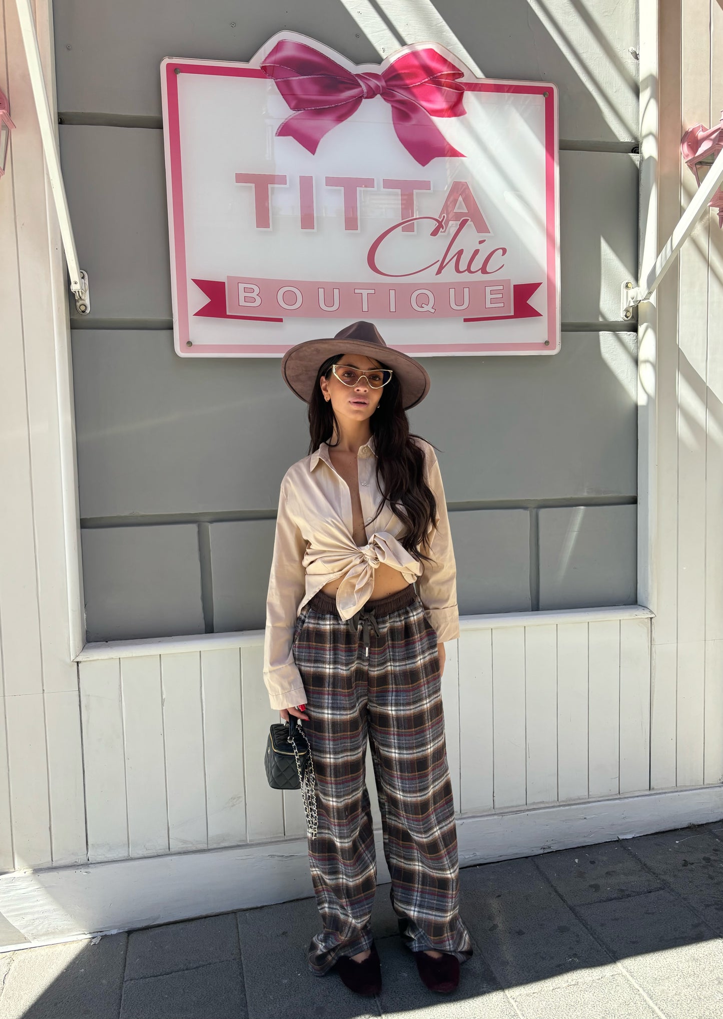 Camicia basic beige