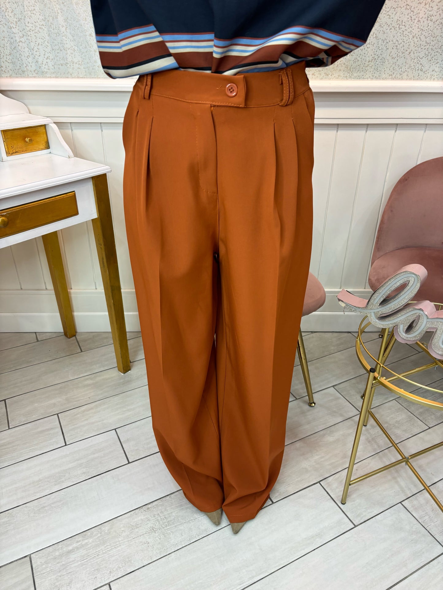 PANTALONE ADELE RUGGINE