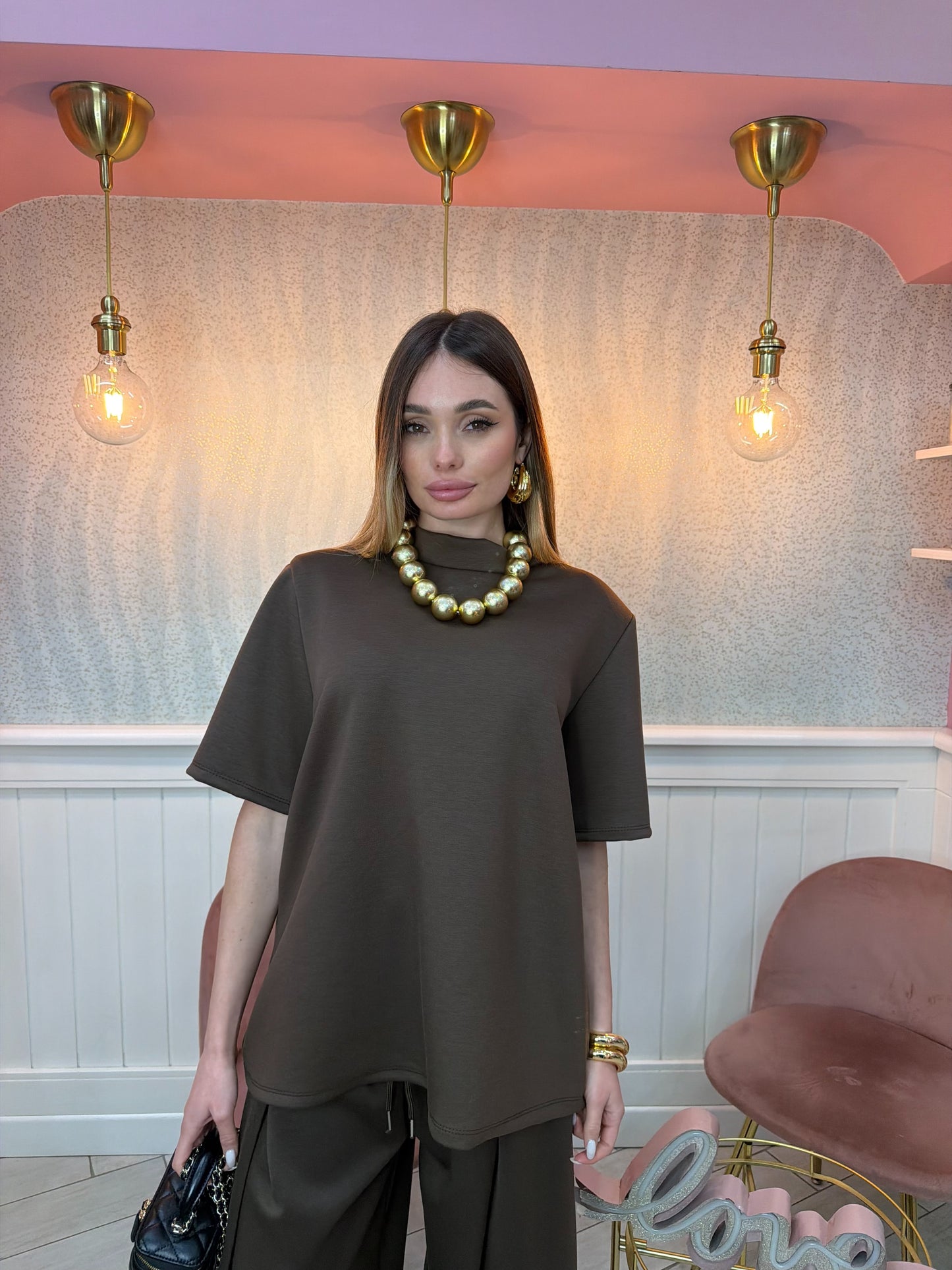 T-SHIRT SPORTCHIC CHOCO