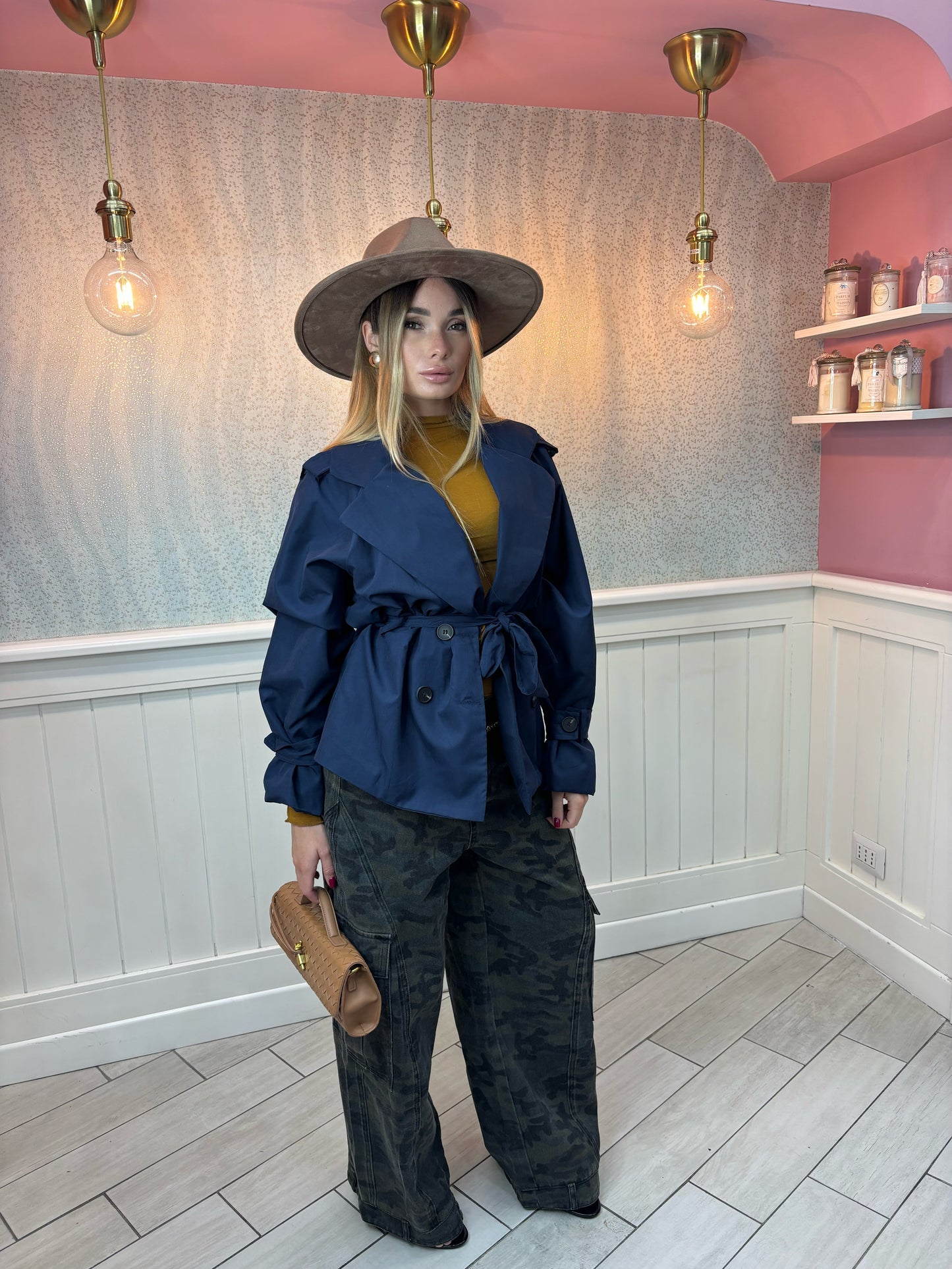 Trench Office blu