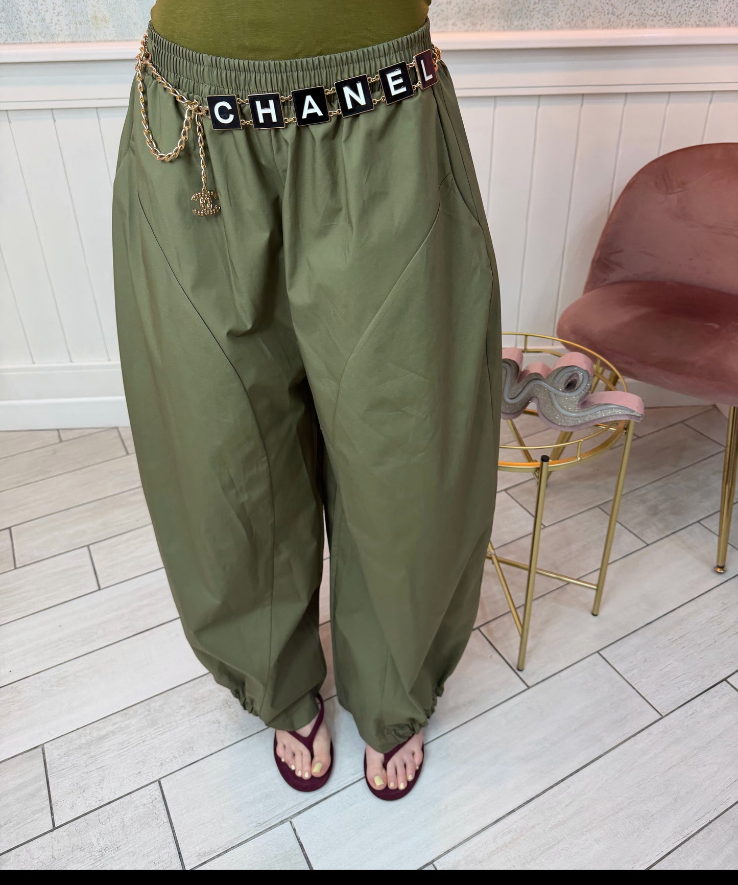 PANTALONE BAGGY VERDE JUSTWEST
