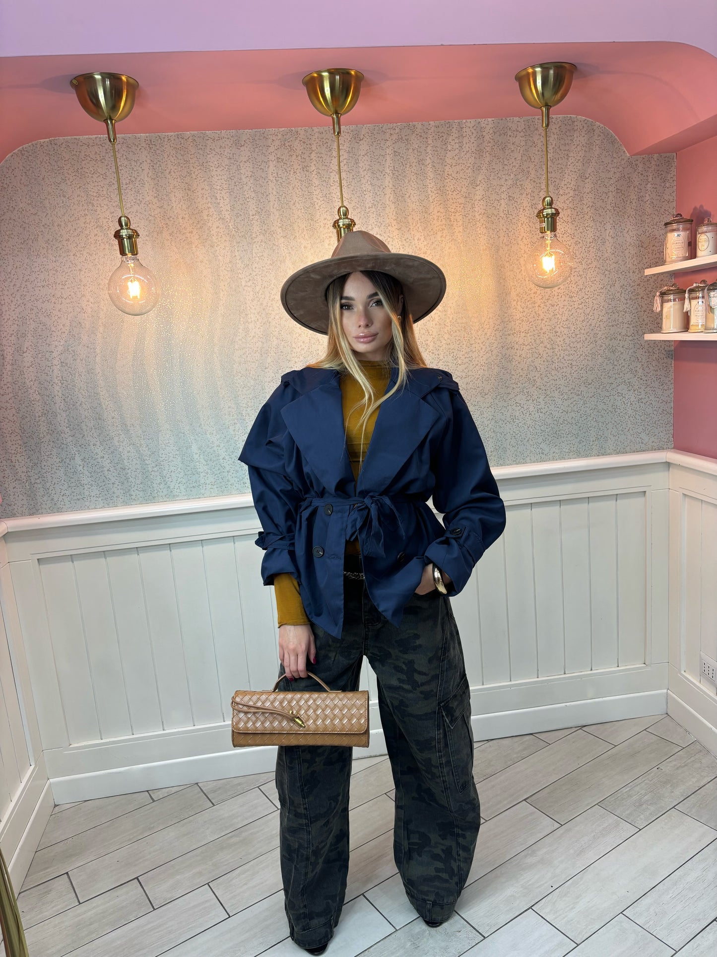 Trench Office blu