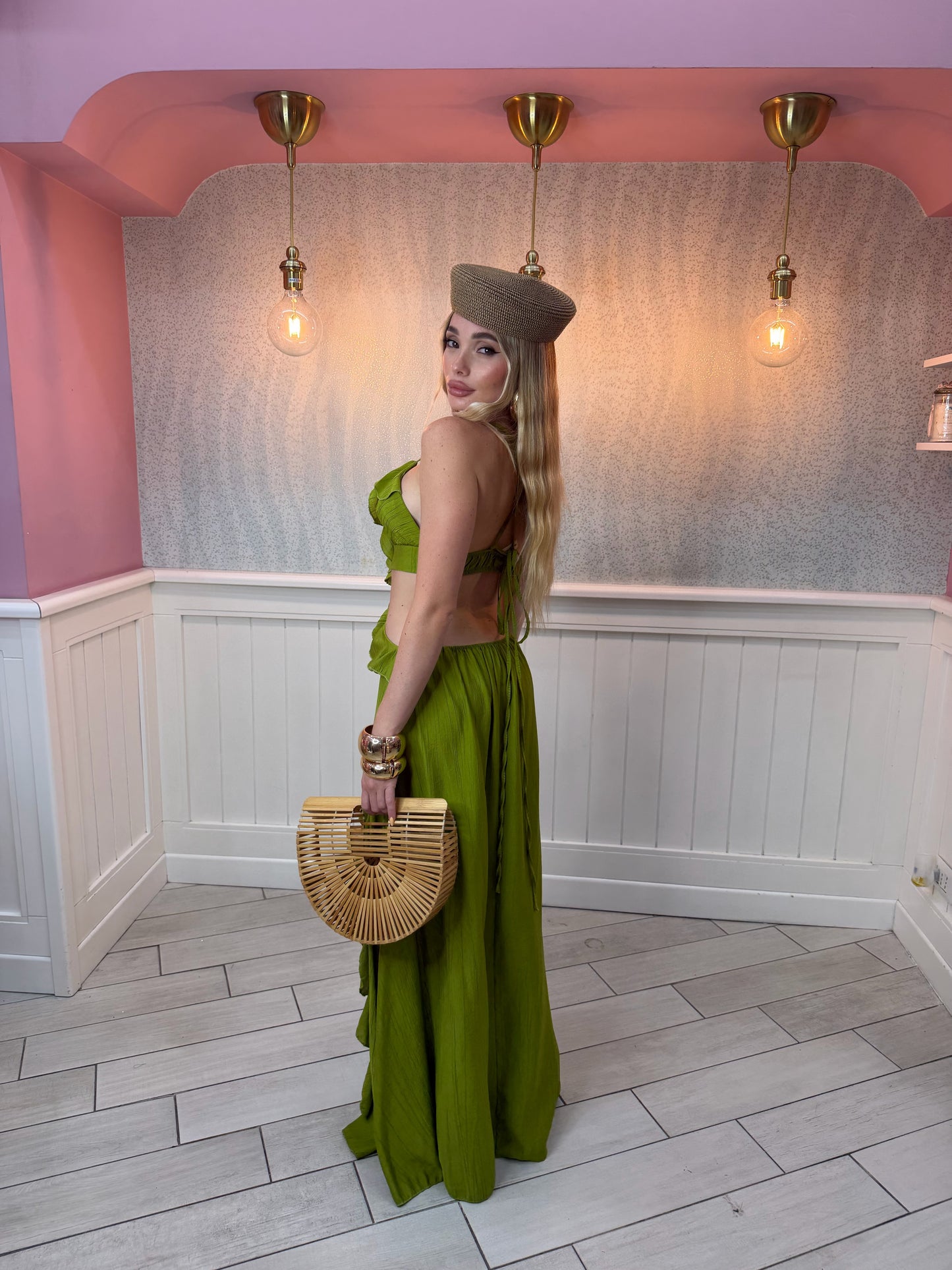 DRESS TALEYA VERDE