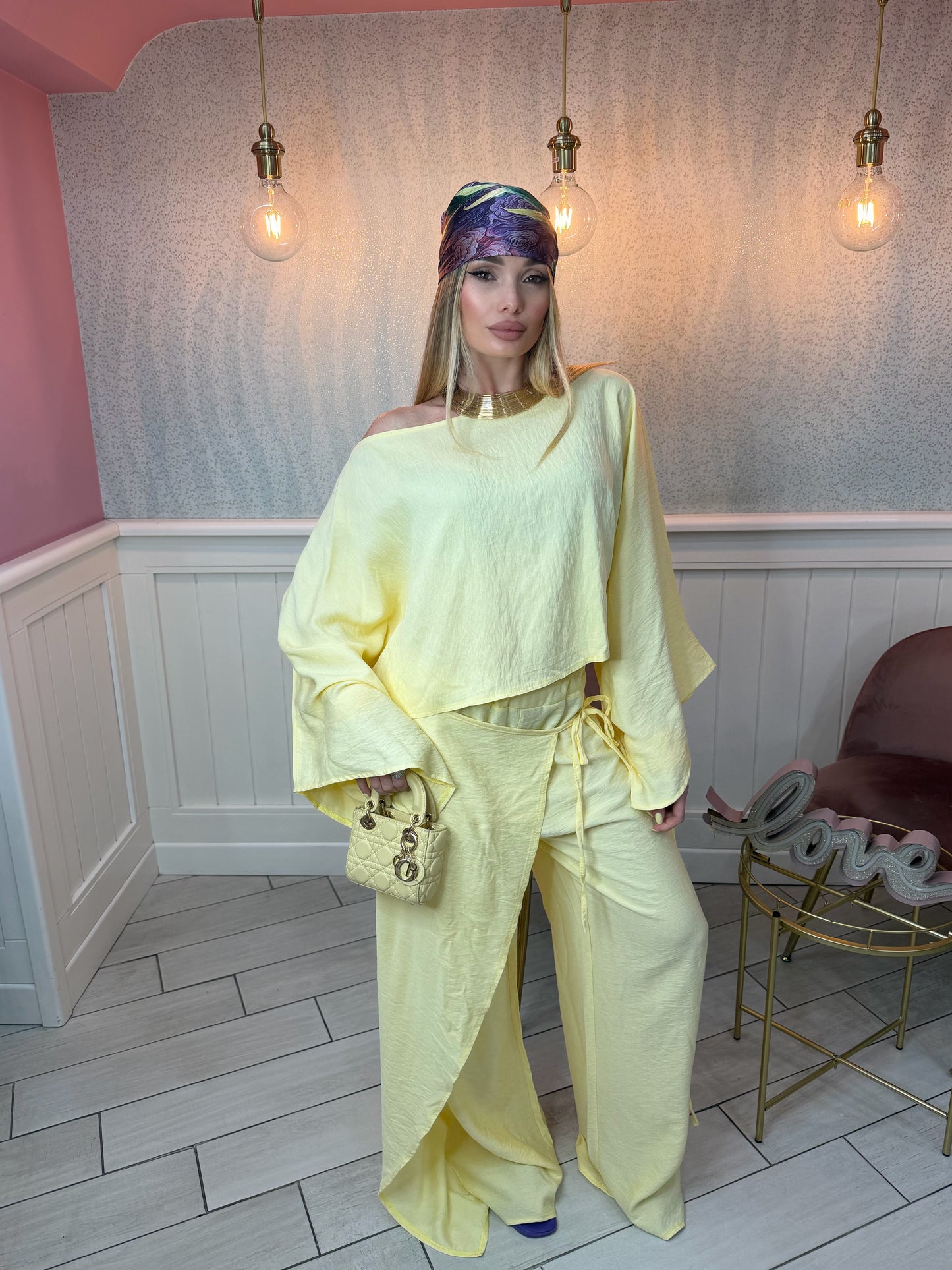 COORDINATO COACHELLA GIALLO