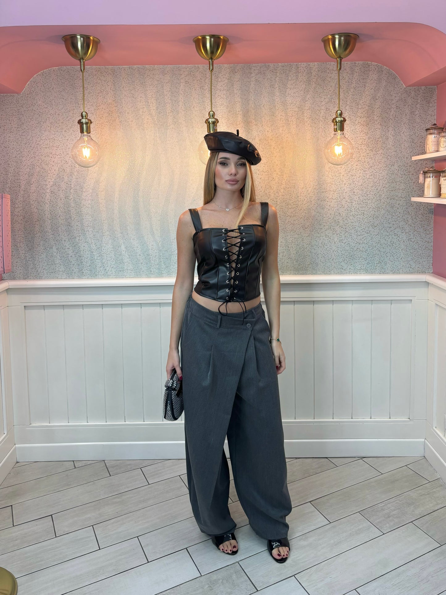 Pantalone space grigio