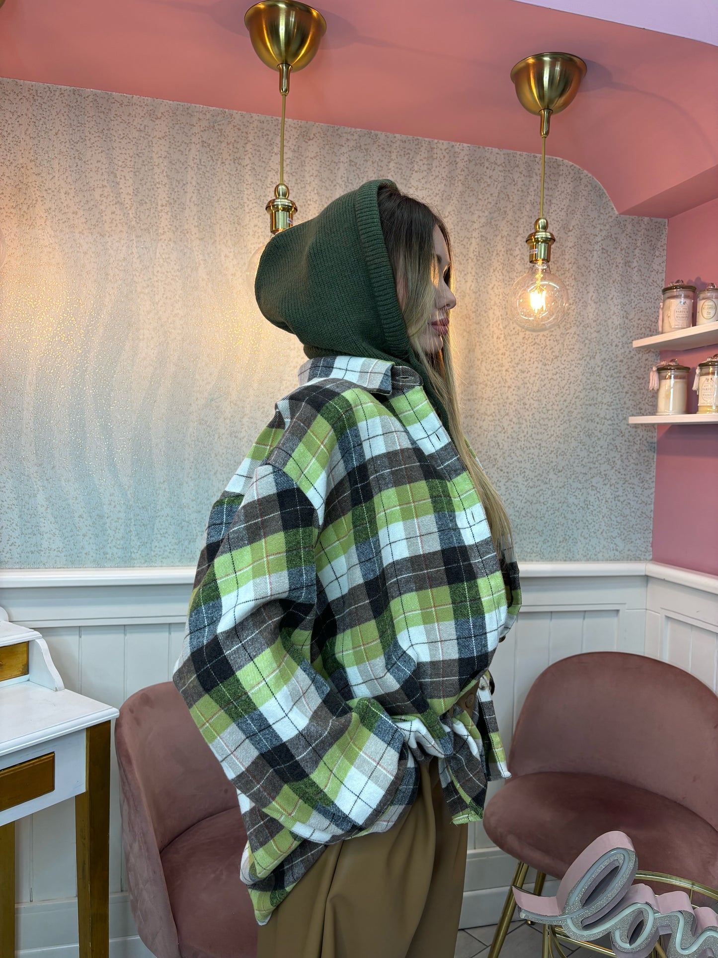 CAMICIA QUADRI VERDE BY JUSTWEST