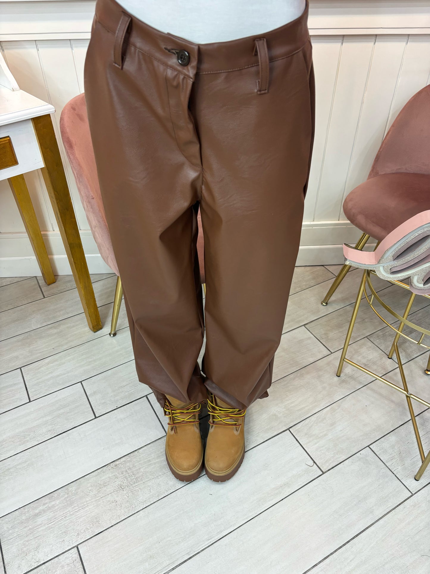 PANTALONE OFF MARRONE