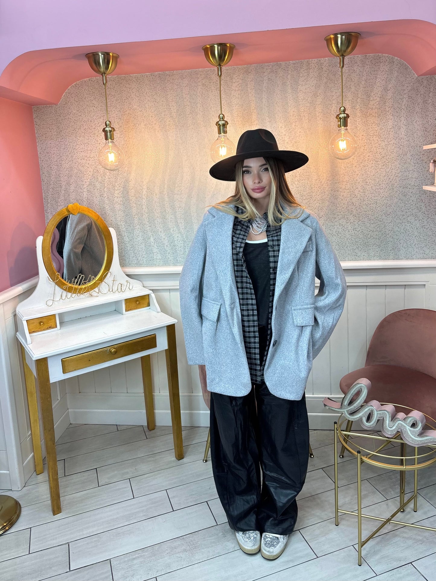 BLAZER CAPPOTTO GRIGIO