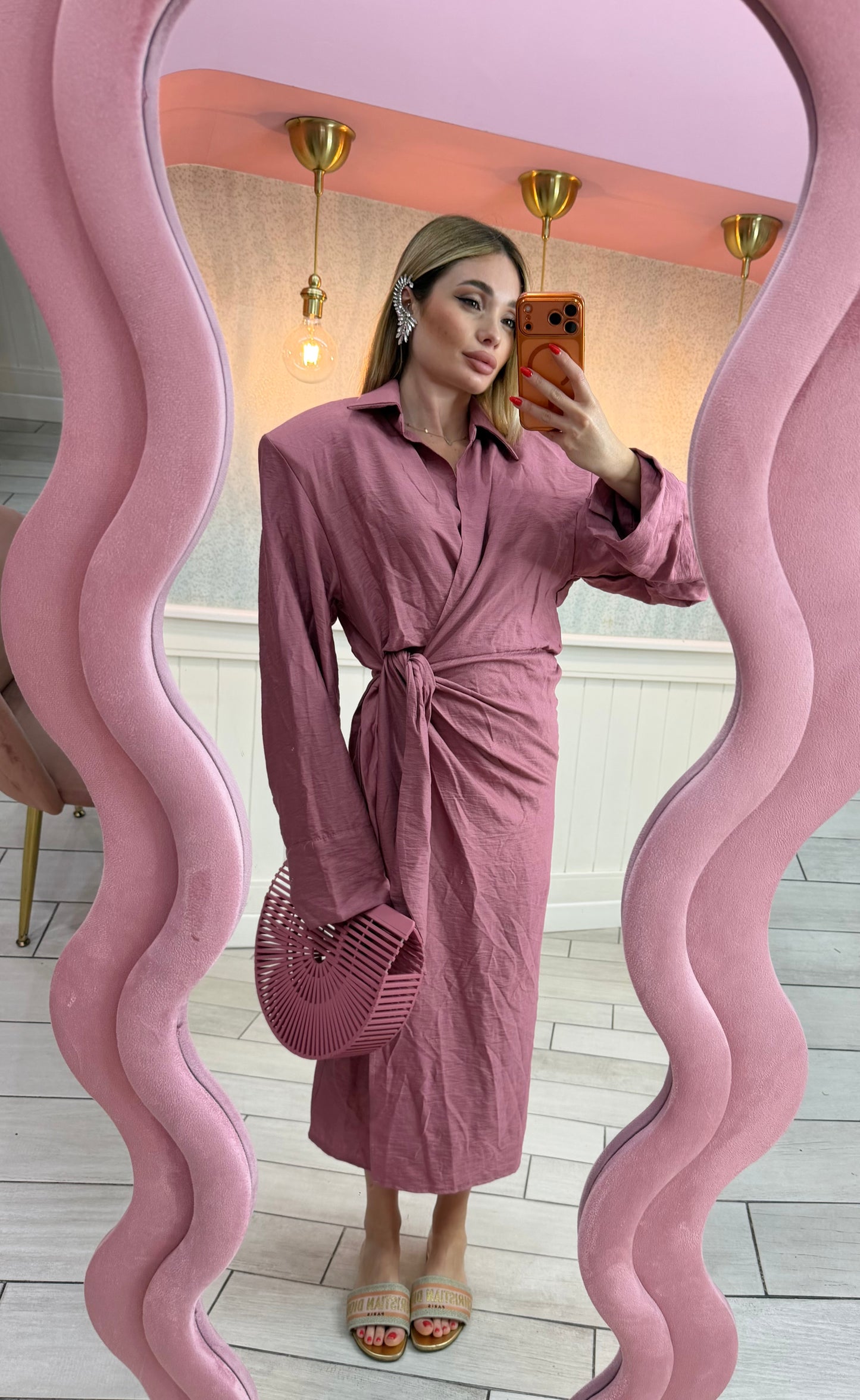 ABITO SAVOIR ROSA CIPOLLA
