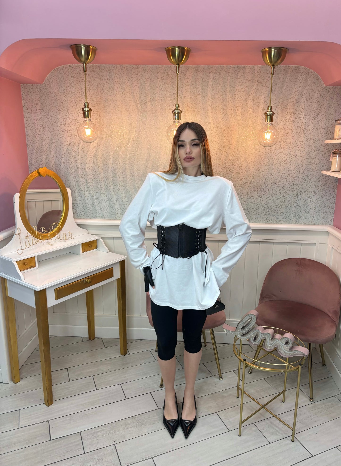 MAGLIA OVER SPALLINE PREMIUM BIANCA