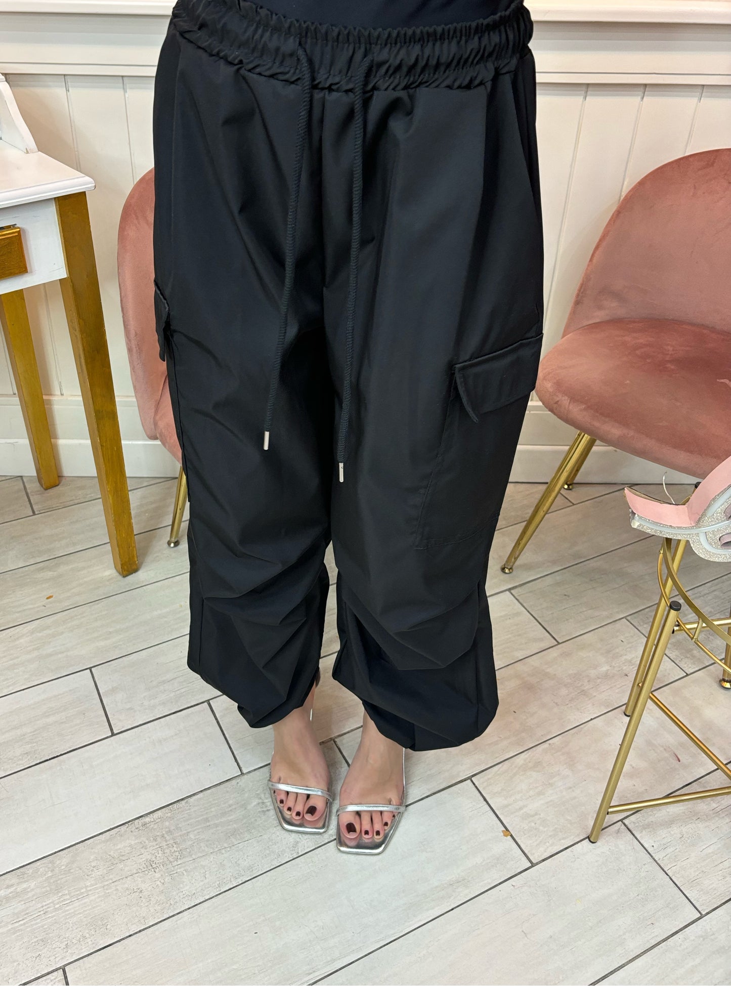 CARGO PARACHUTE NERO