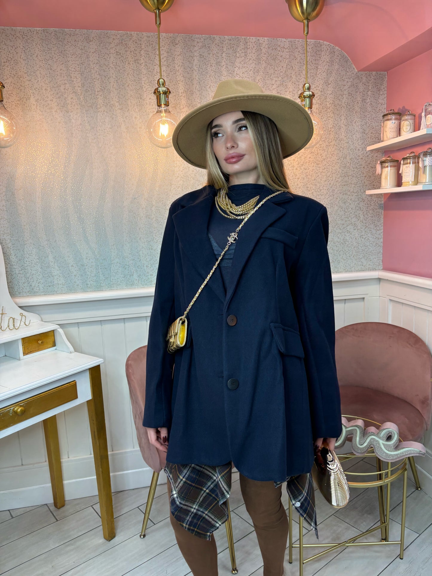 BLAZER CAPPOTTO BLU