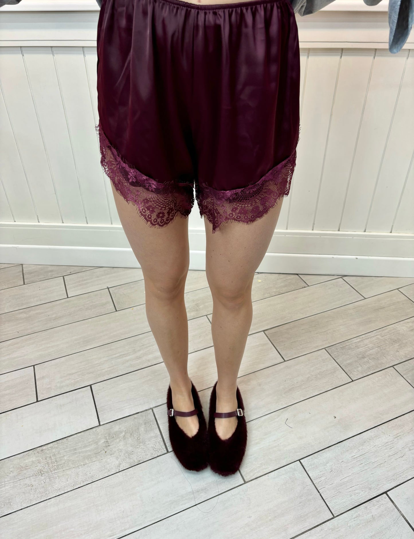 SHORT ZARA BORDEAUX