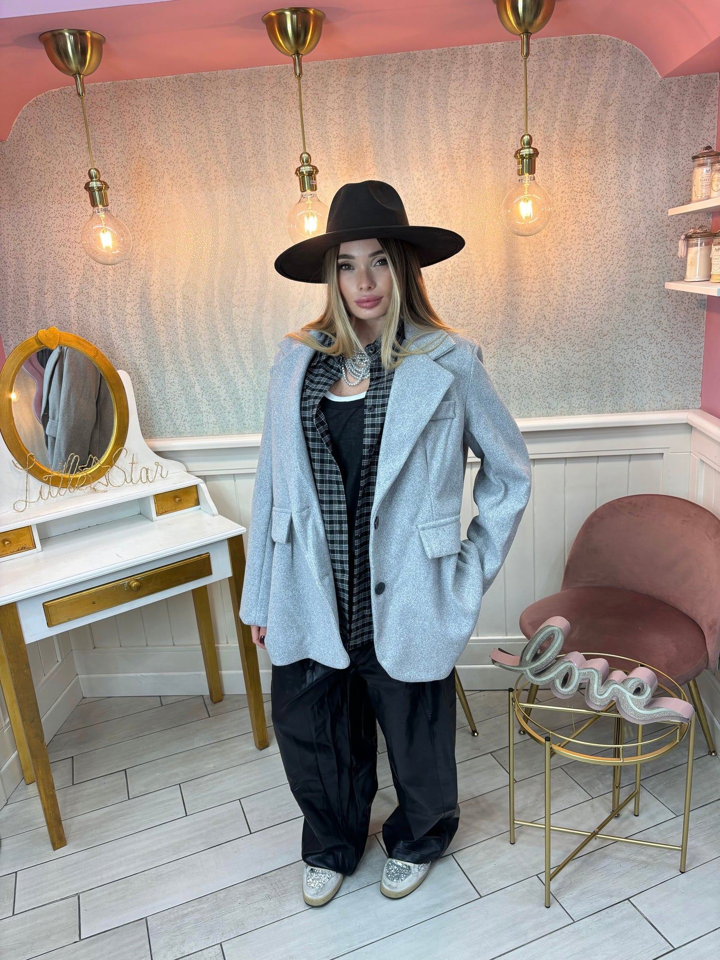 BLAZER CAPPOTTO GRIGIO