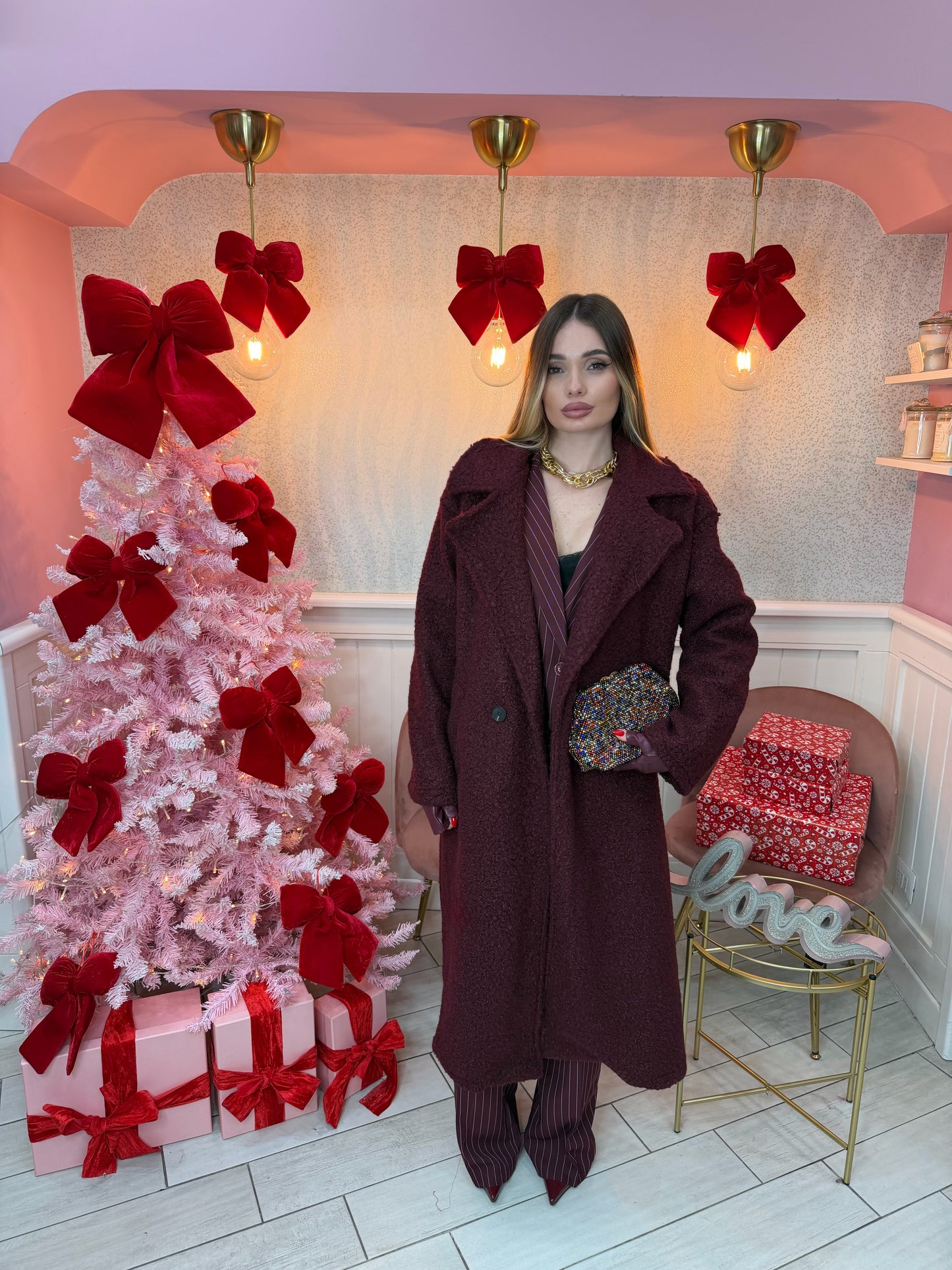 CAPPOTTO BEAR BORDEAUX