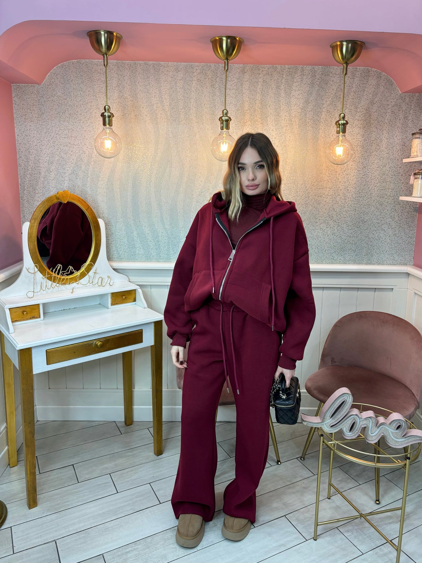 FELPONE CON ZIP FELPATO GRIGIO