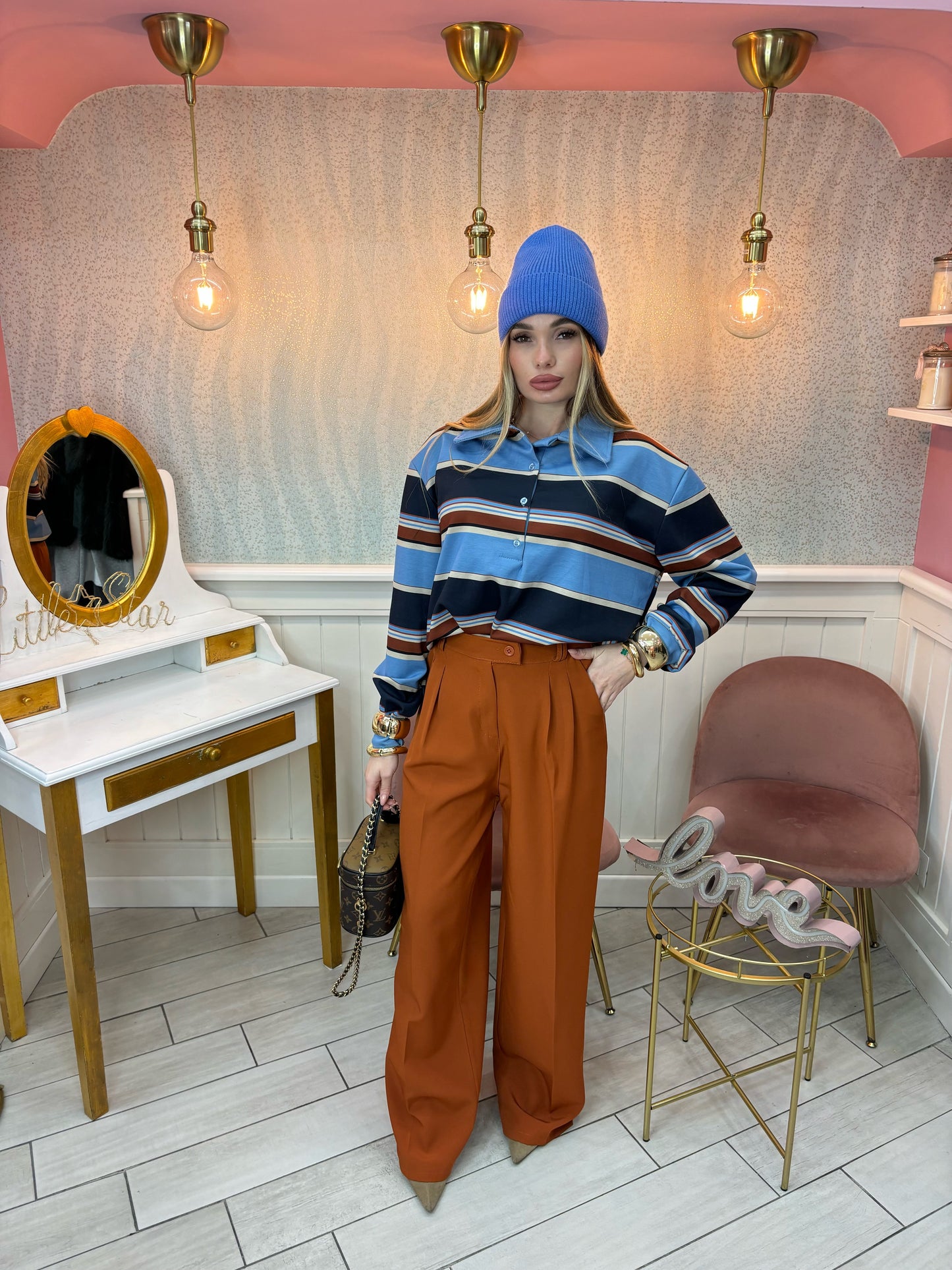 PANTALONE ADELE RUGGINE