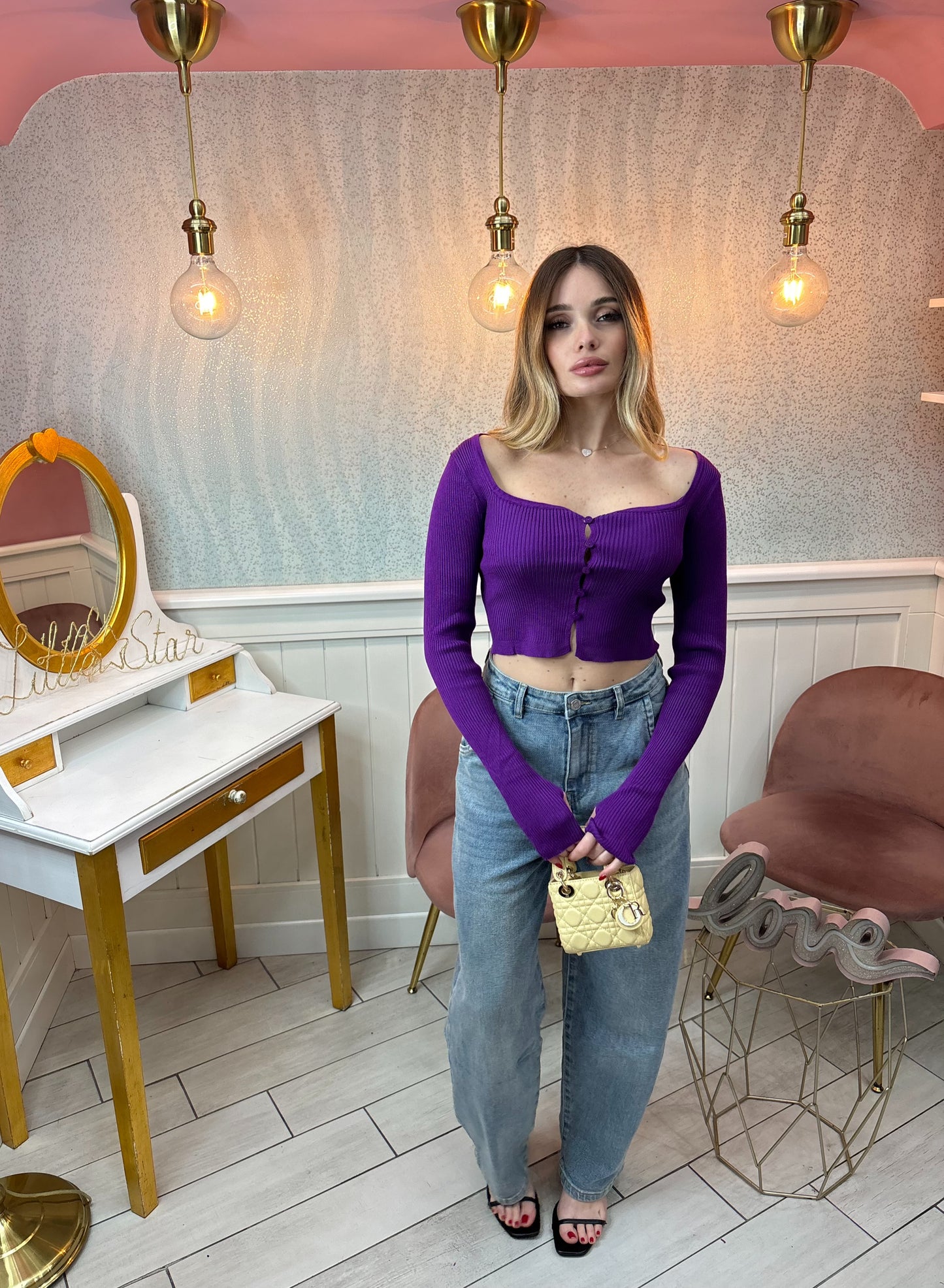 MAGLIA VIOLETTA