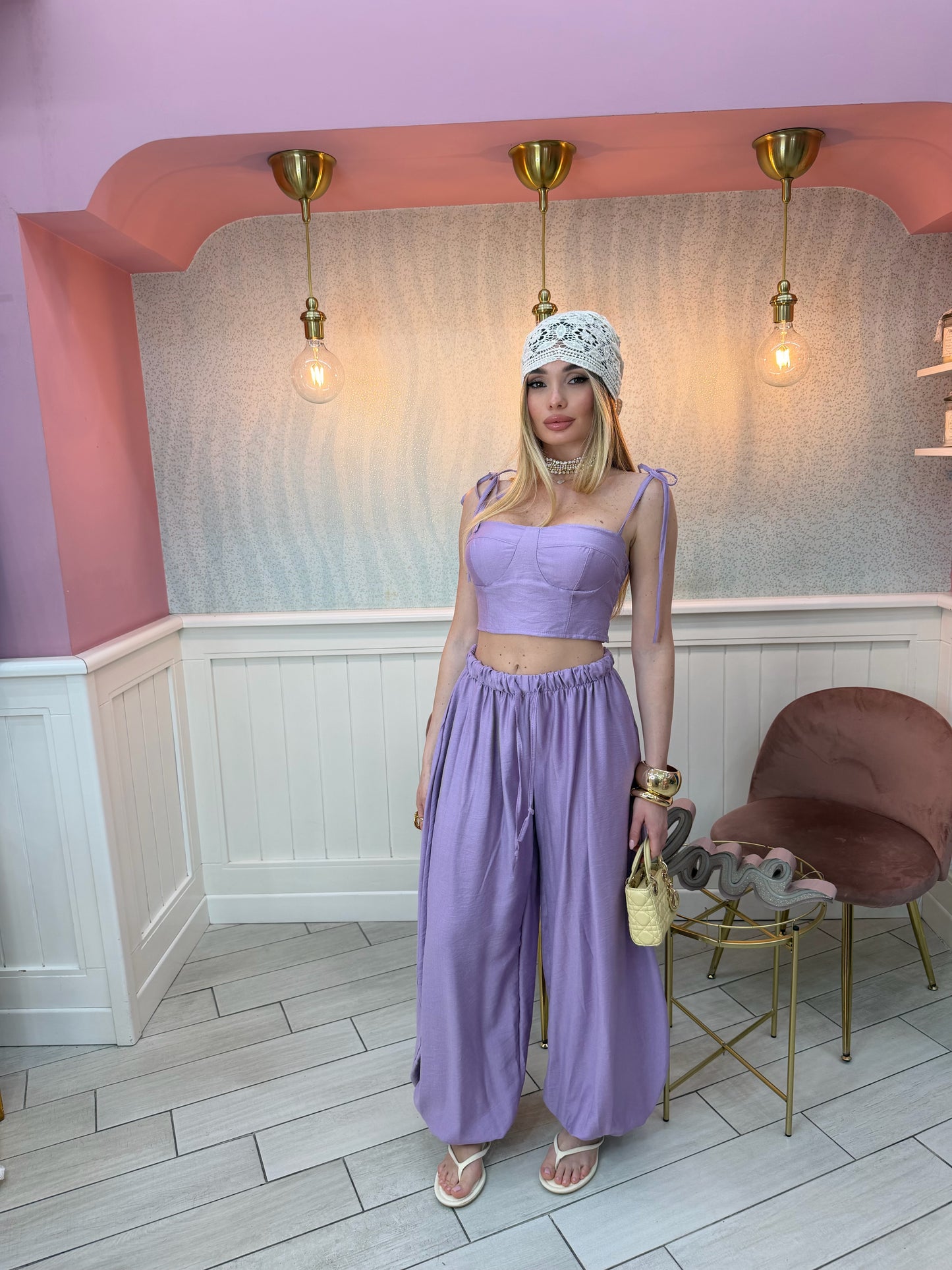 COORDINATO FELICITY LILLA