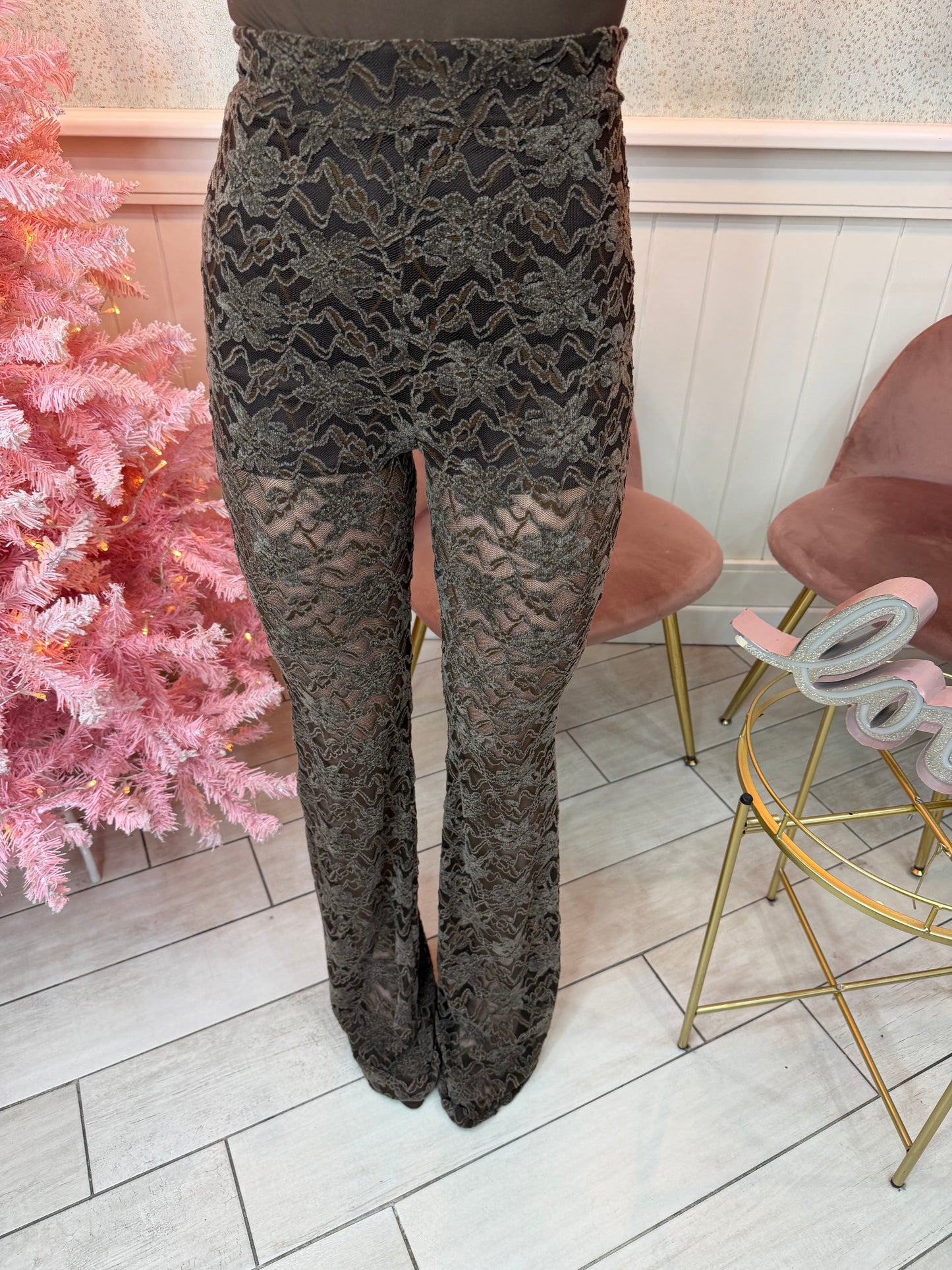 PANTALONE LUMÉ MARRONE