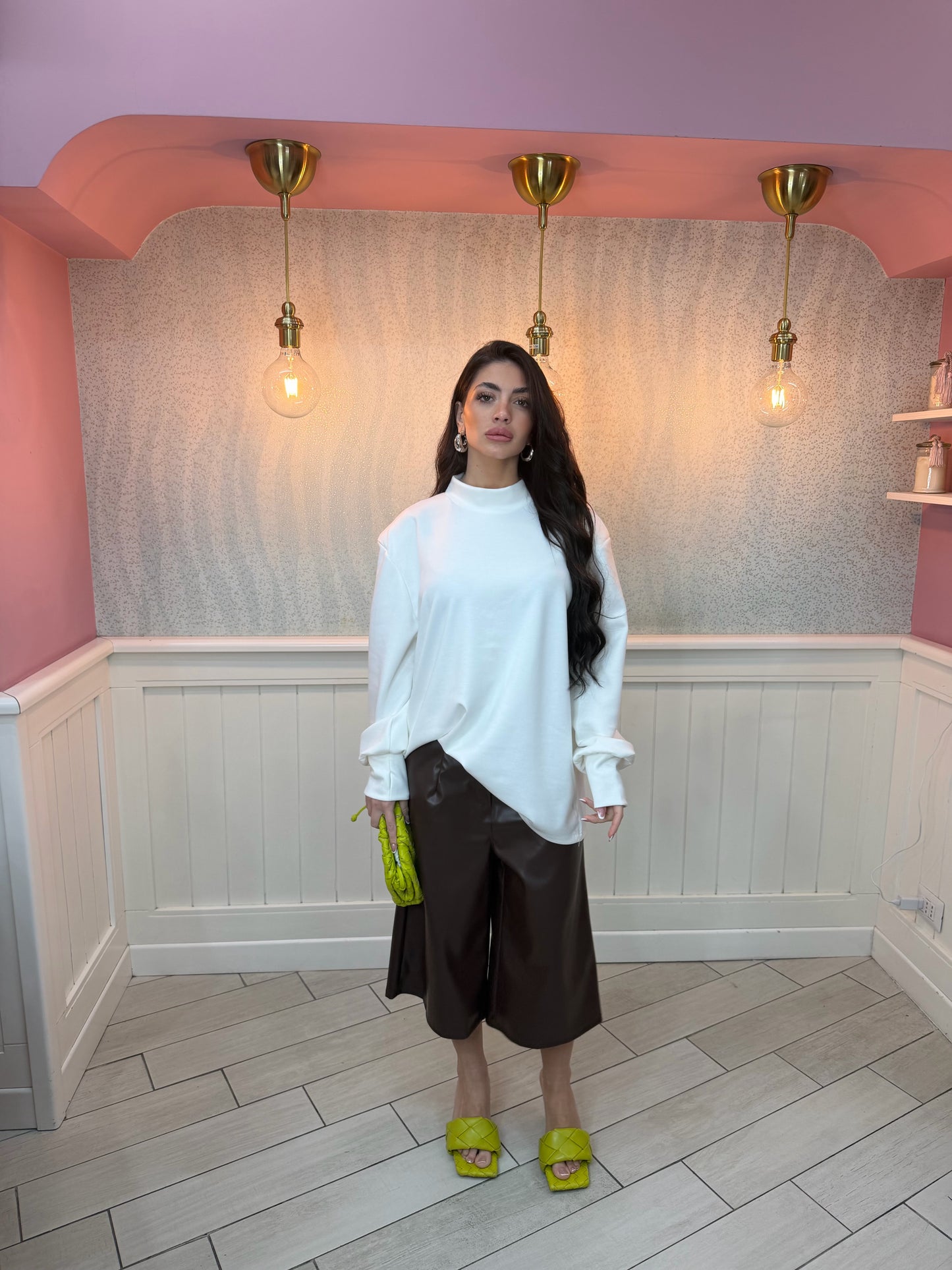 MAXI SHIRT JUSTWEST BIANCA
