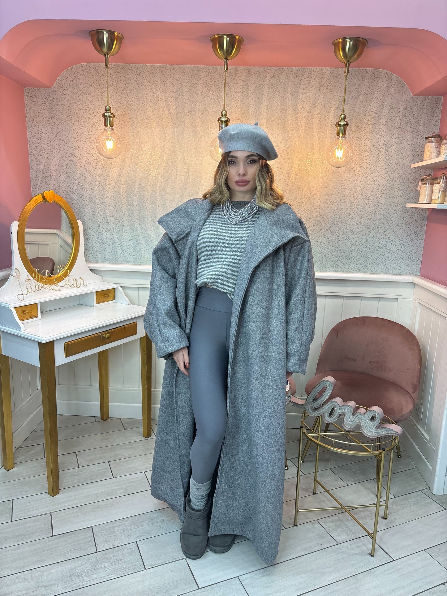 LEGGINS GHETTE GRIGIO