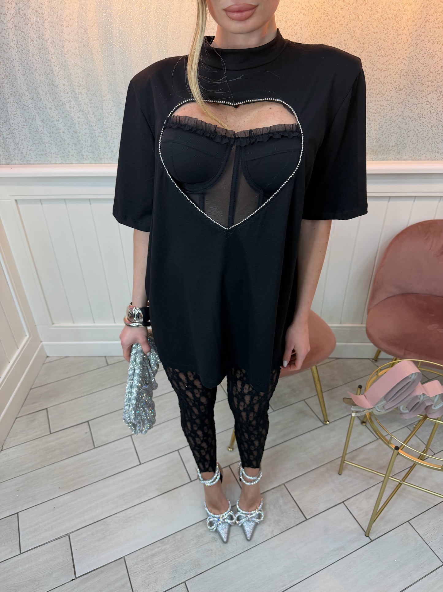 T-SHIRT LOVE NERA