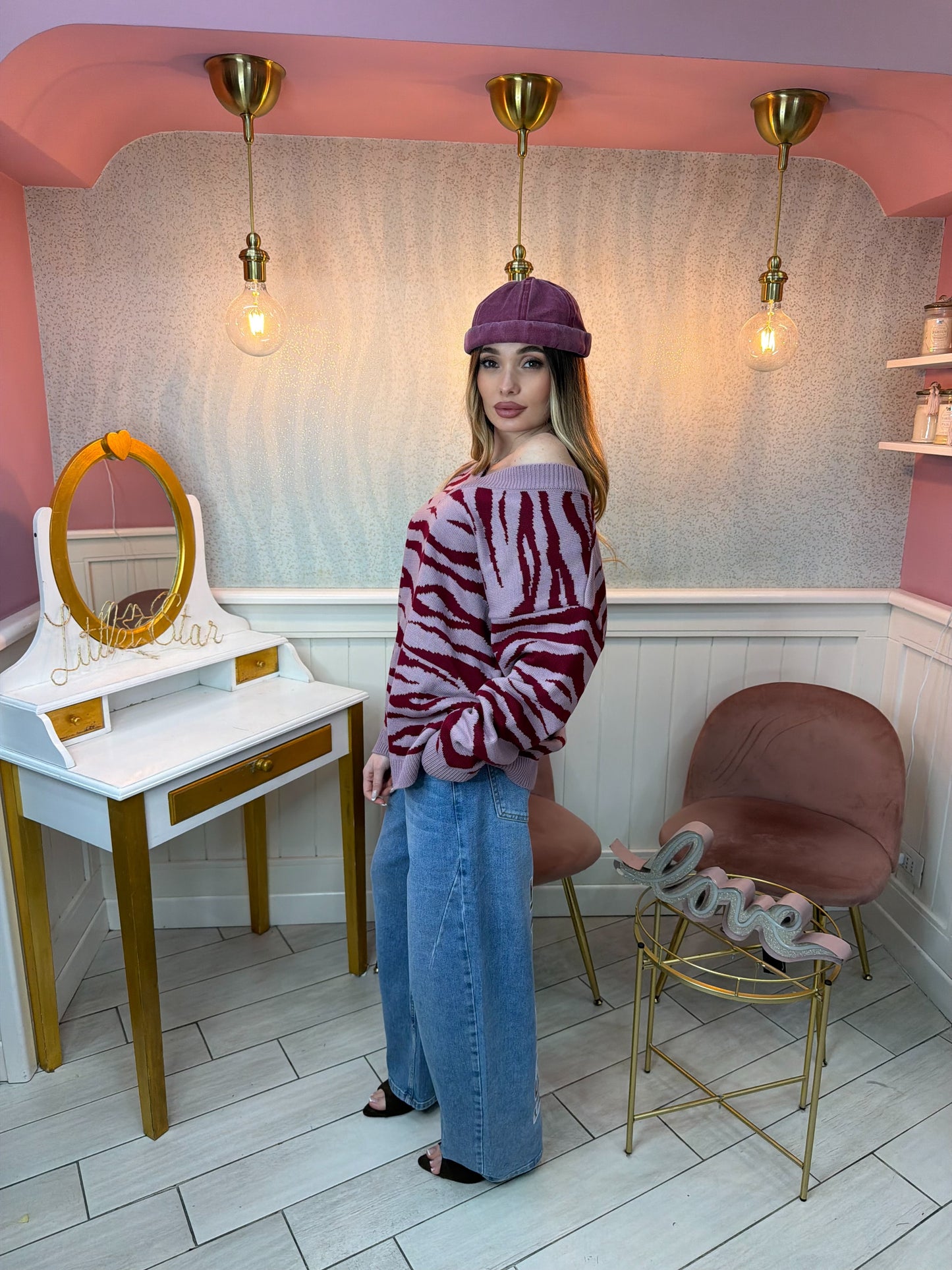 COORDINATO DENIM + PULL CREATIVE DEPT