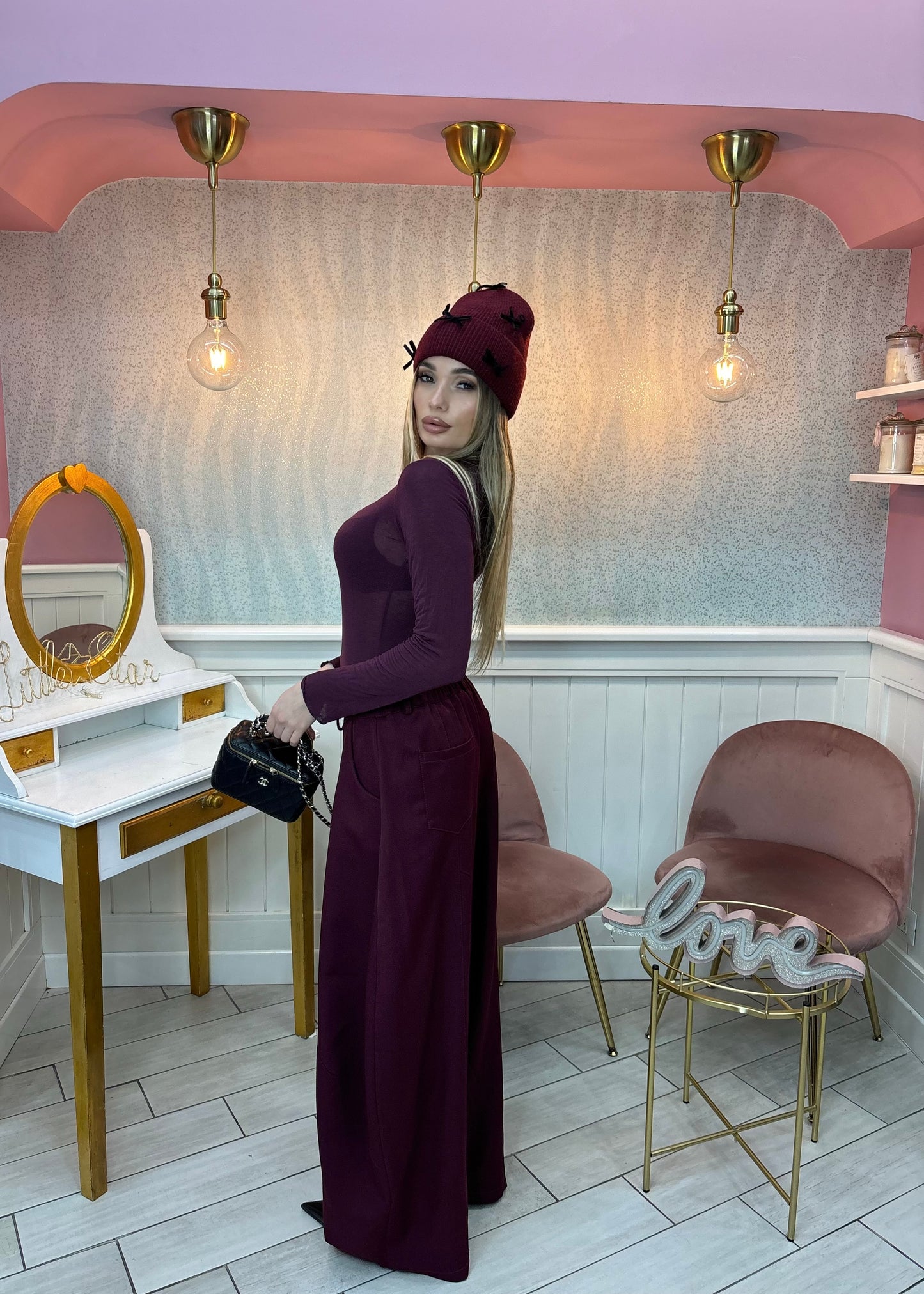 PANTALONE BALLON ÉLITE BORDEAUX