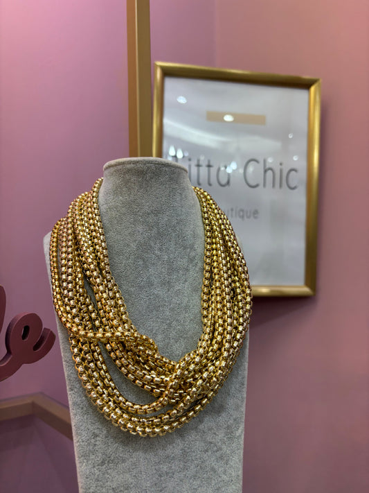 Collana Cross Oro