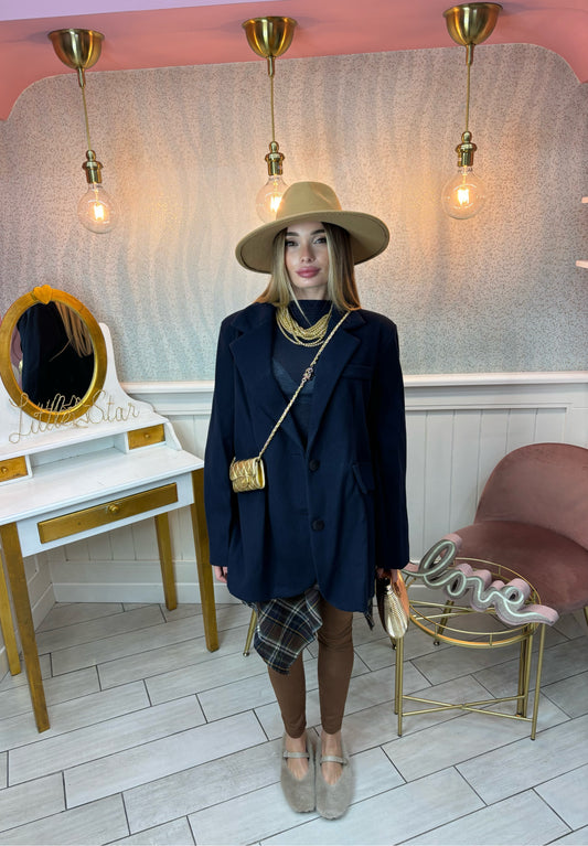 BLAZER CAPPOTTO BLU