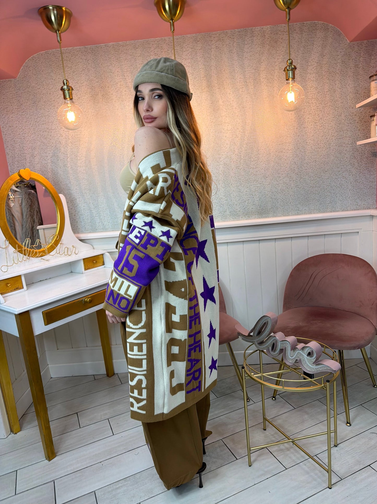 COORDSET MAXI CARDIGAN + PANTALONI CREATIVE DEPT