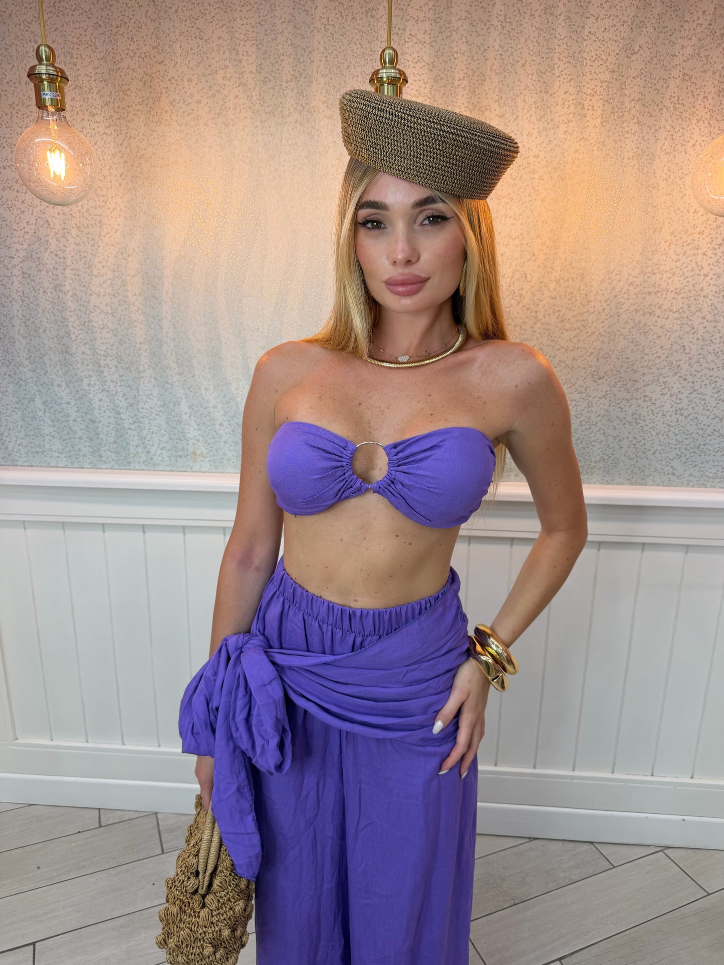 COORDINATO SELENE VIOLA