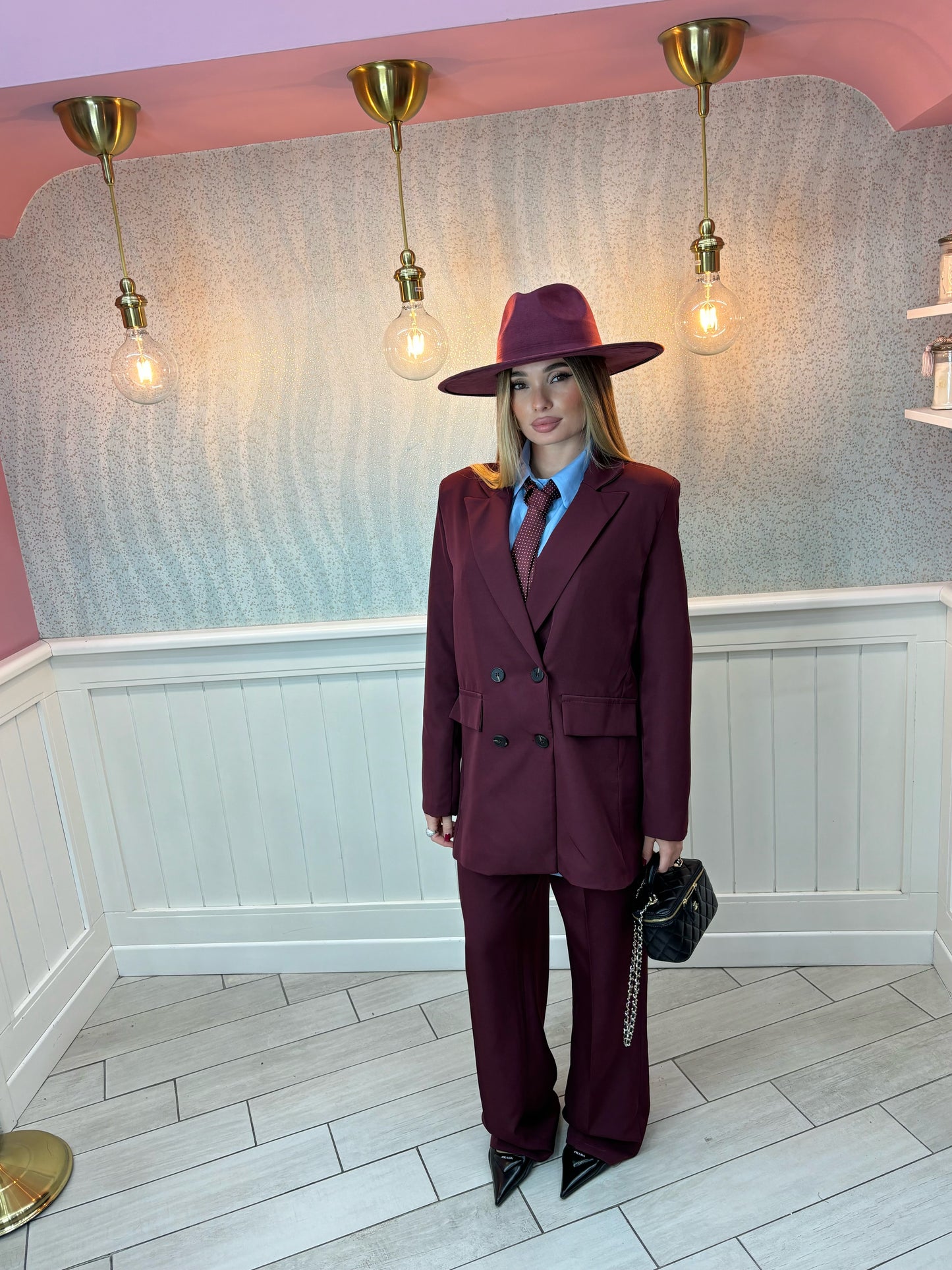 Tailleur Bruna Bordeaux