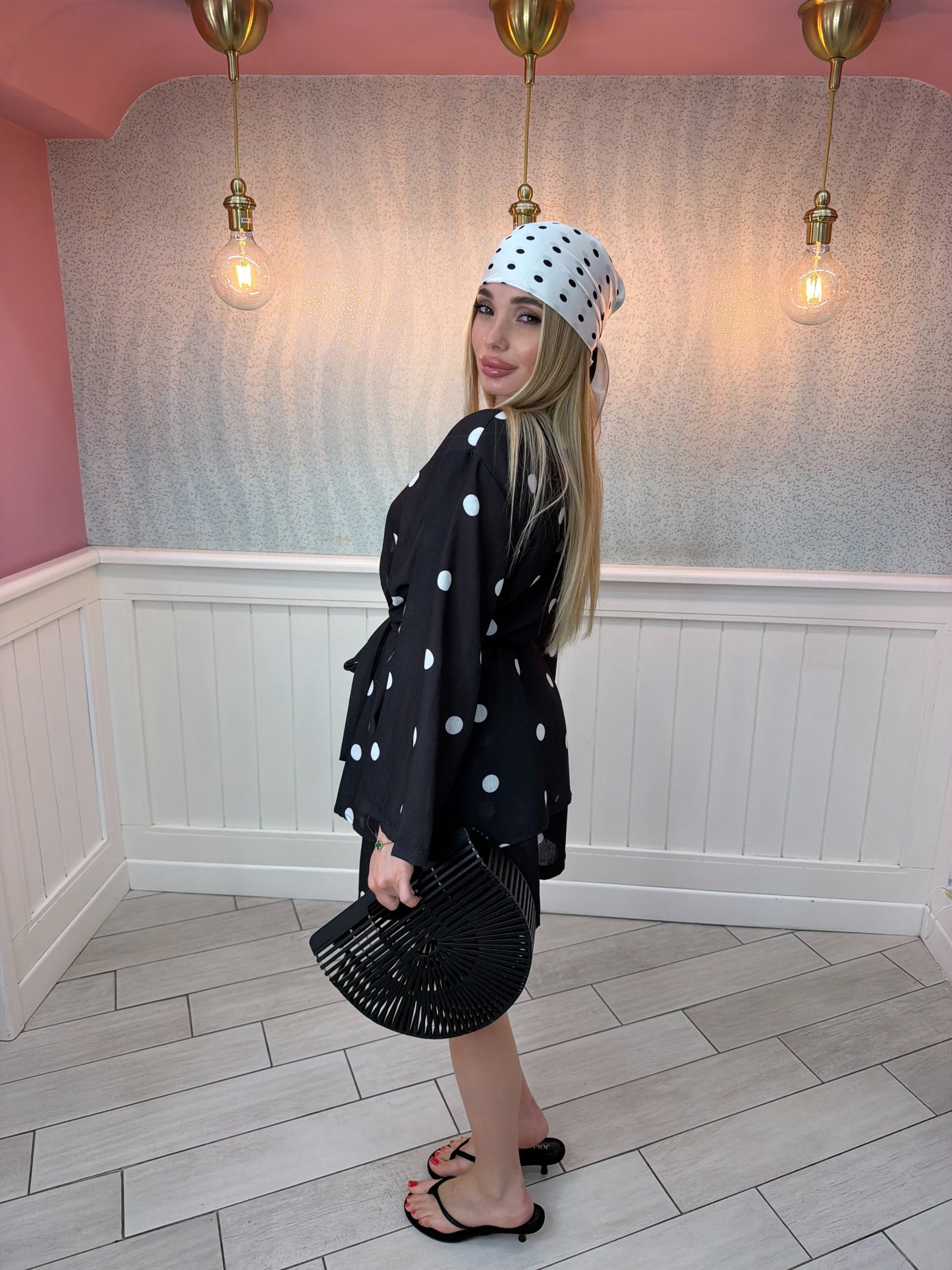COORDSET POIS KIMONO E PANTALONCINO