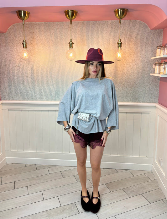 SHORT ZARA BORDEAUX