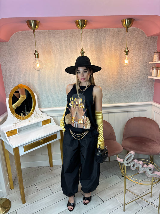 PANTALONE AMERICA NERO