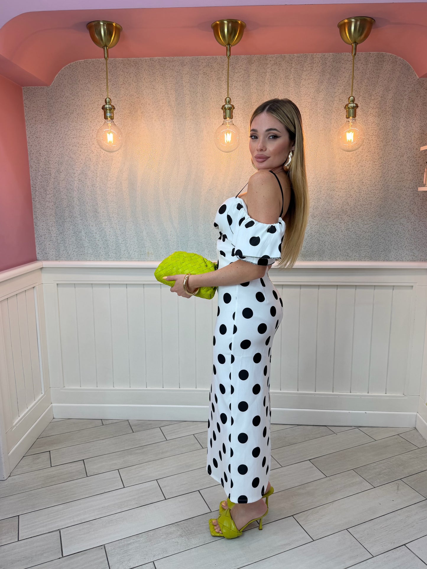 DRESS MET POIS