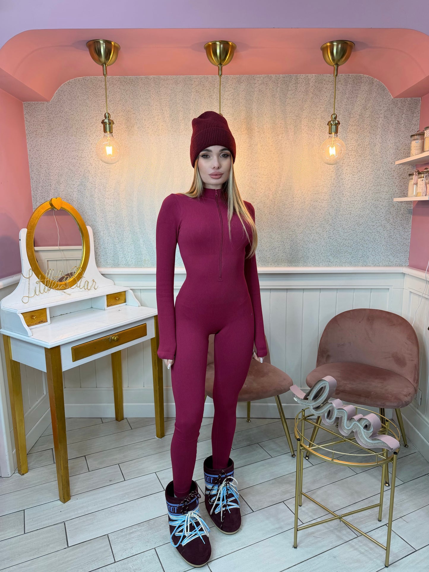 JAMPSUIT NEVE BORDEAUX