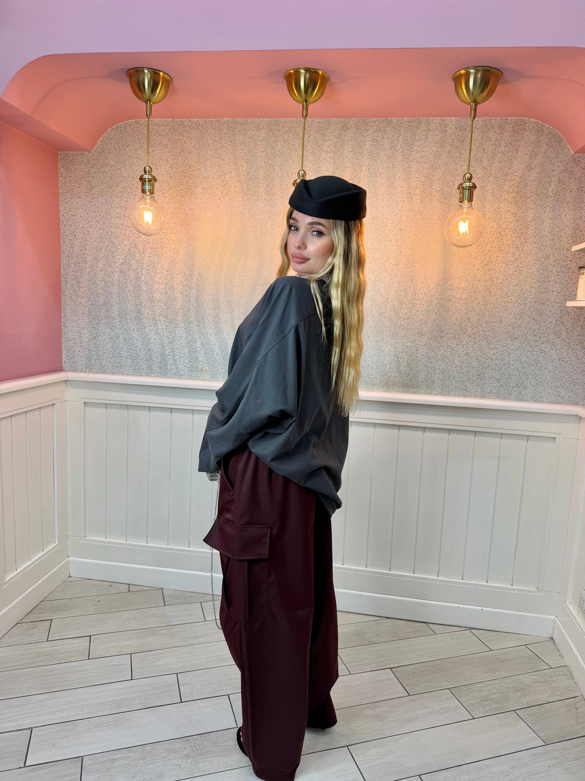 LONG SHIRT OVER GRIGIO JUST