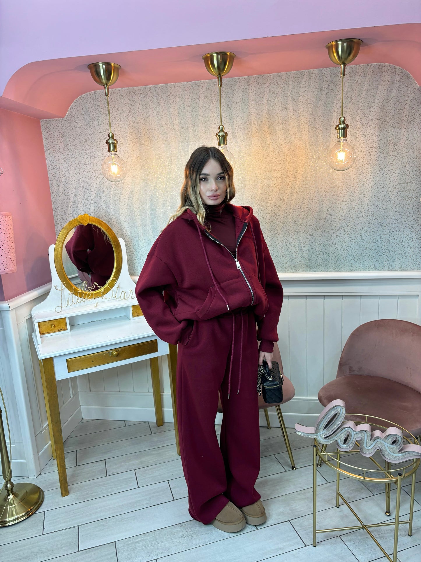 FELPONE CON ZIP FELPATO GRIGIO