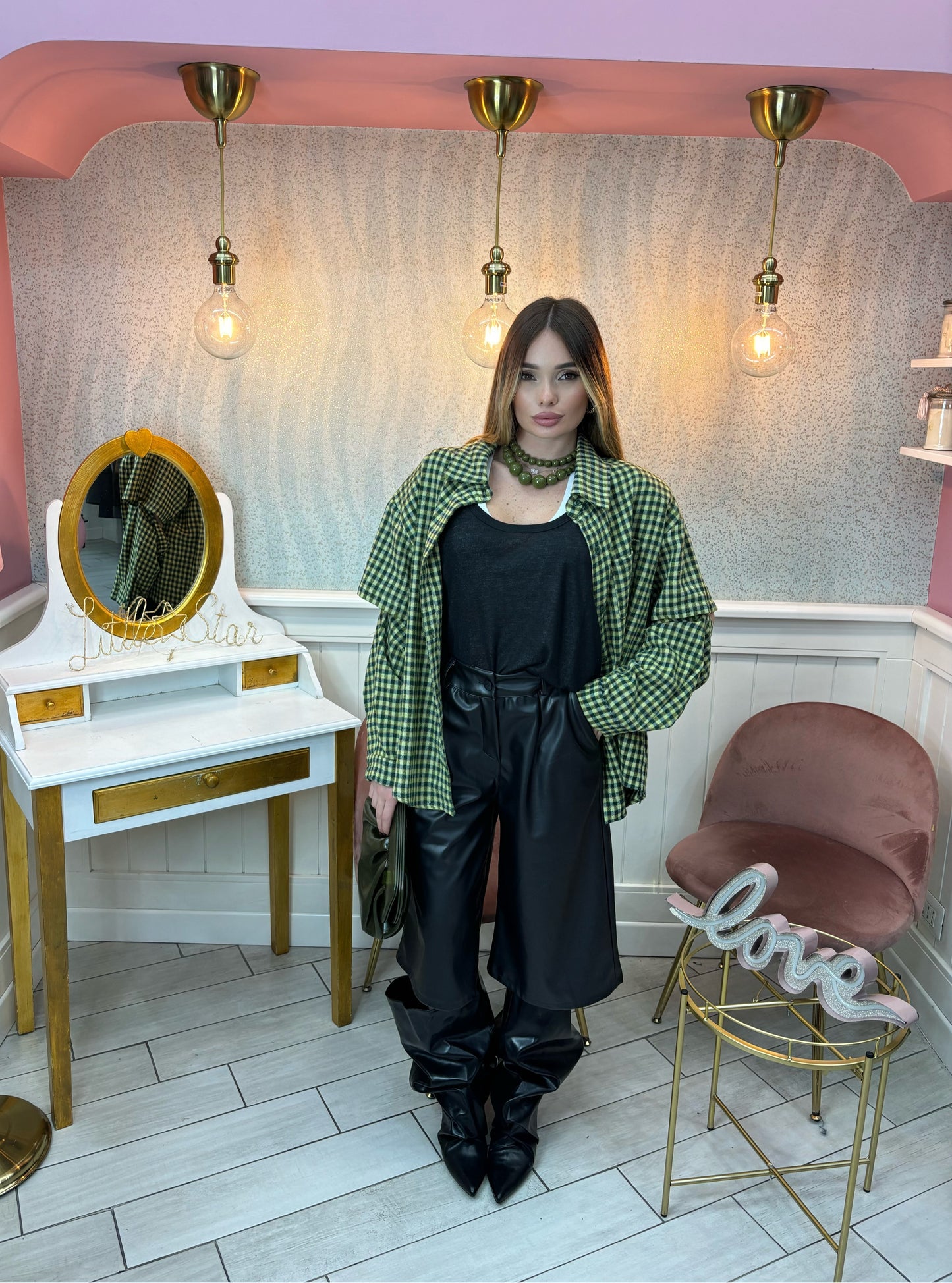 Bermuda ecopelle nero