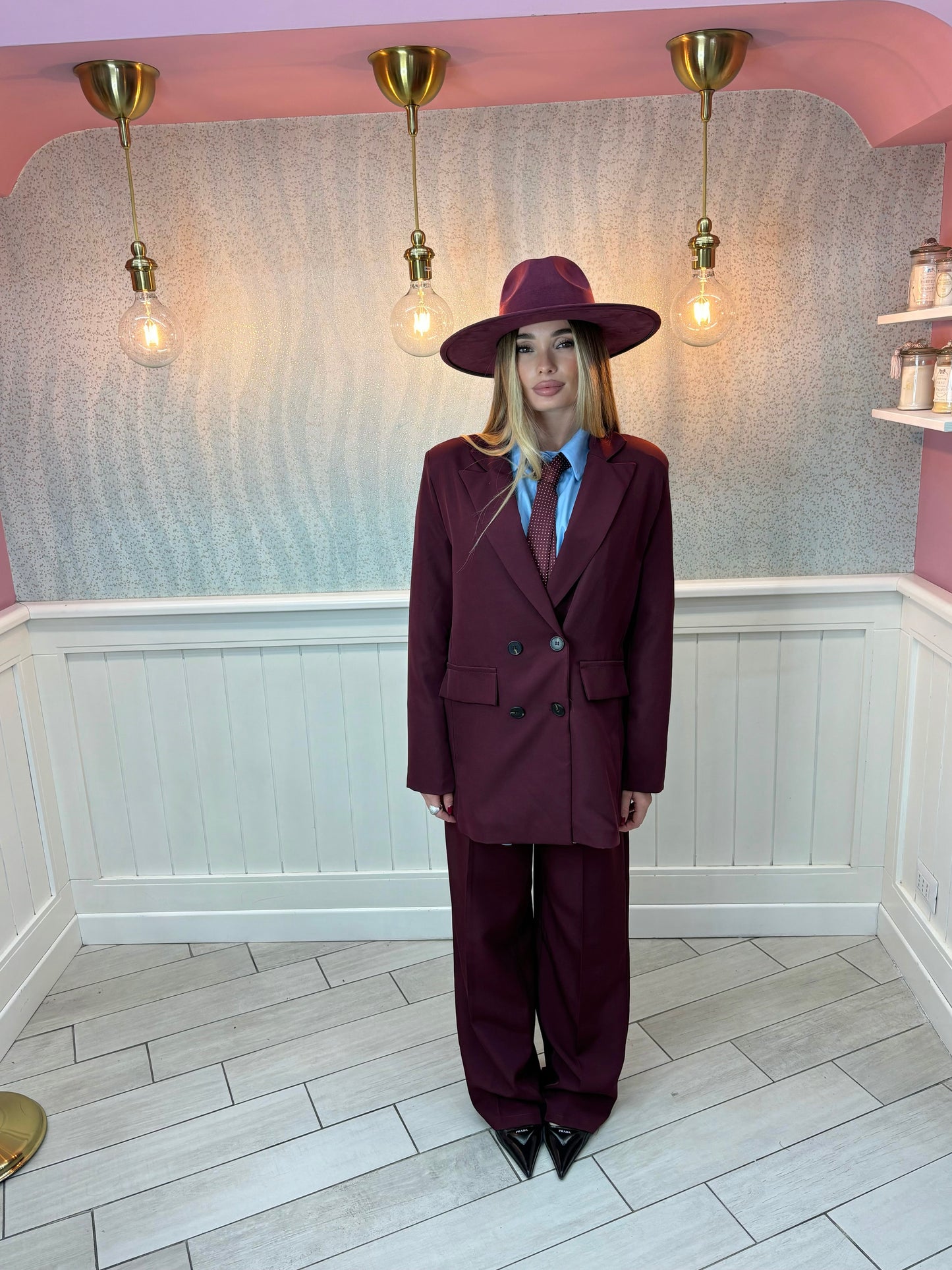 Tailleur Bruna Bordeaux