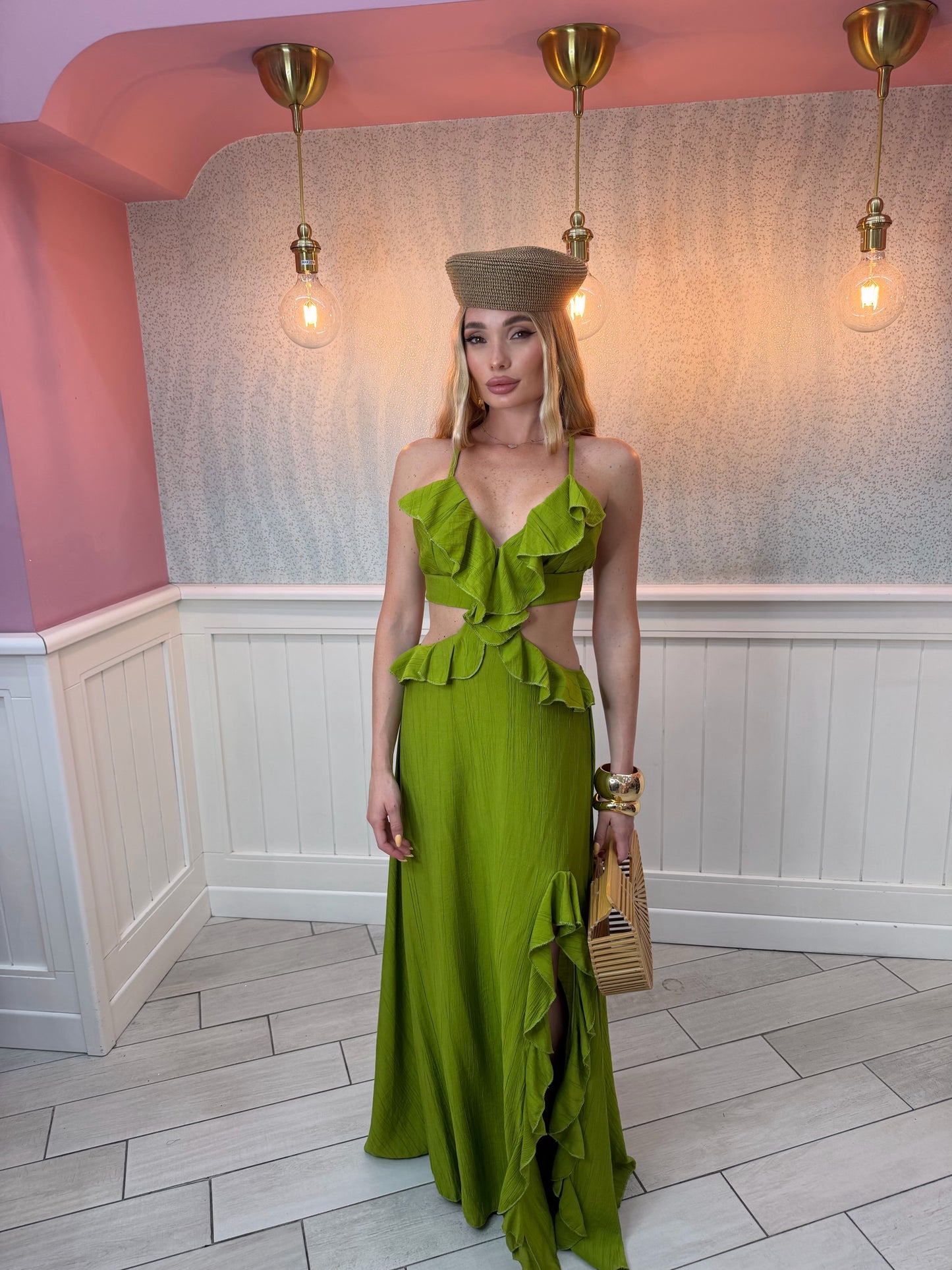 DRESS TALEYA VERDE