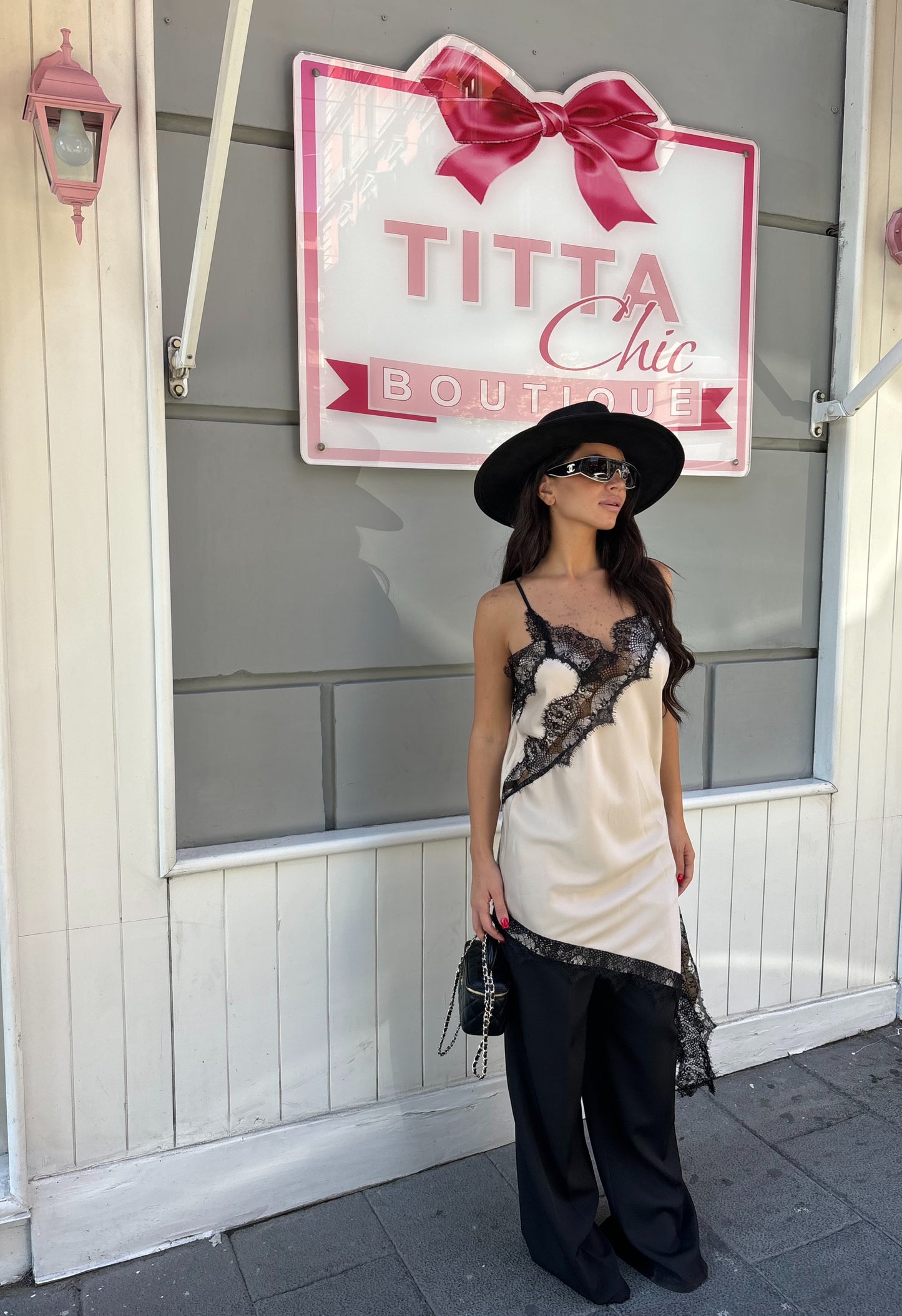 Canotta in pizzo zarah
