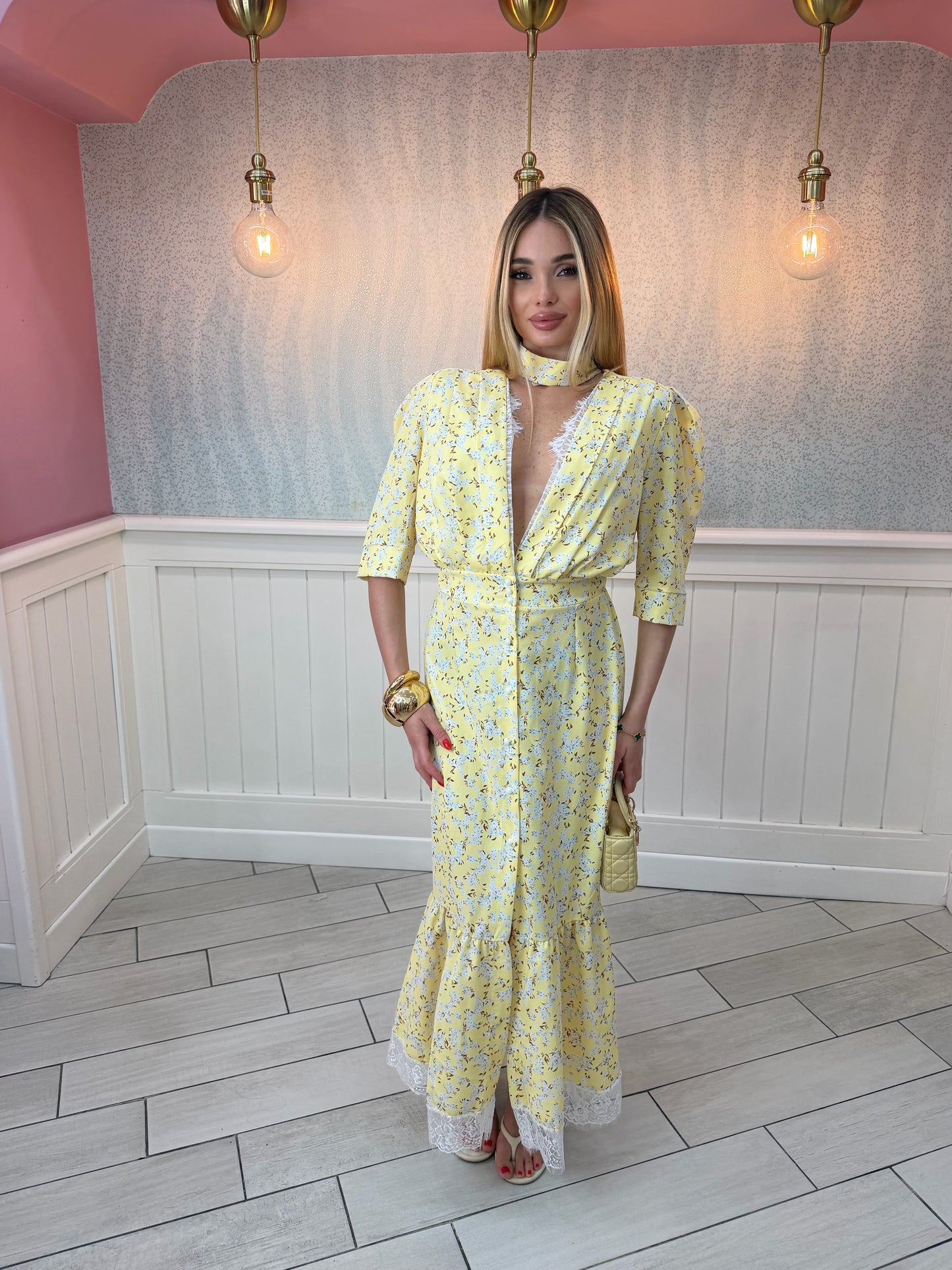ABITO SELENA GIALLO