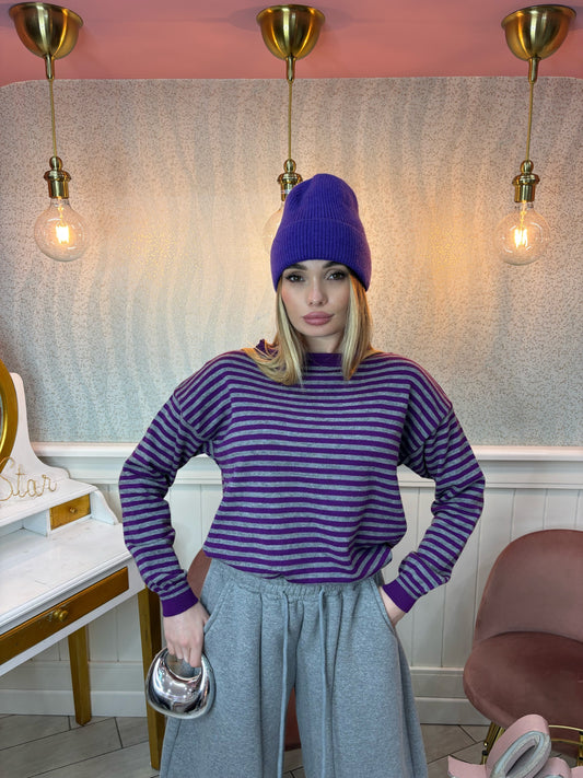 PULL AUNDREY (Viola & Grigio)