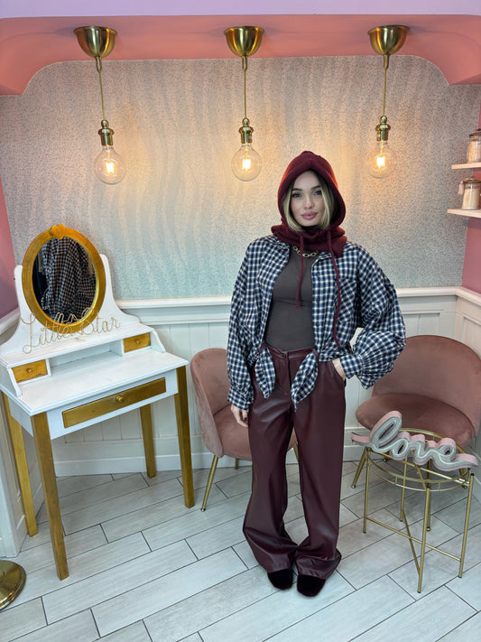PANTALONE OFF BORDEAUX