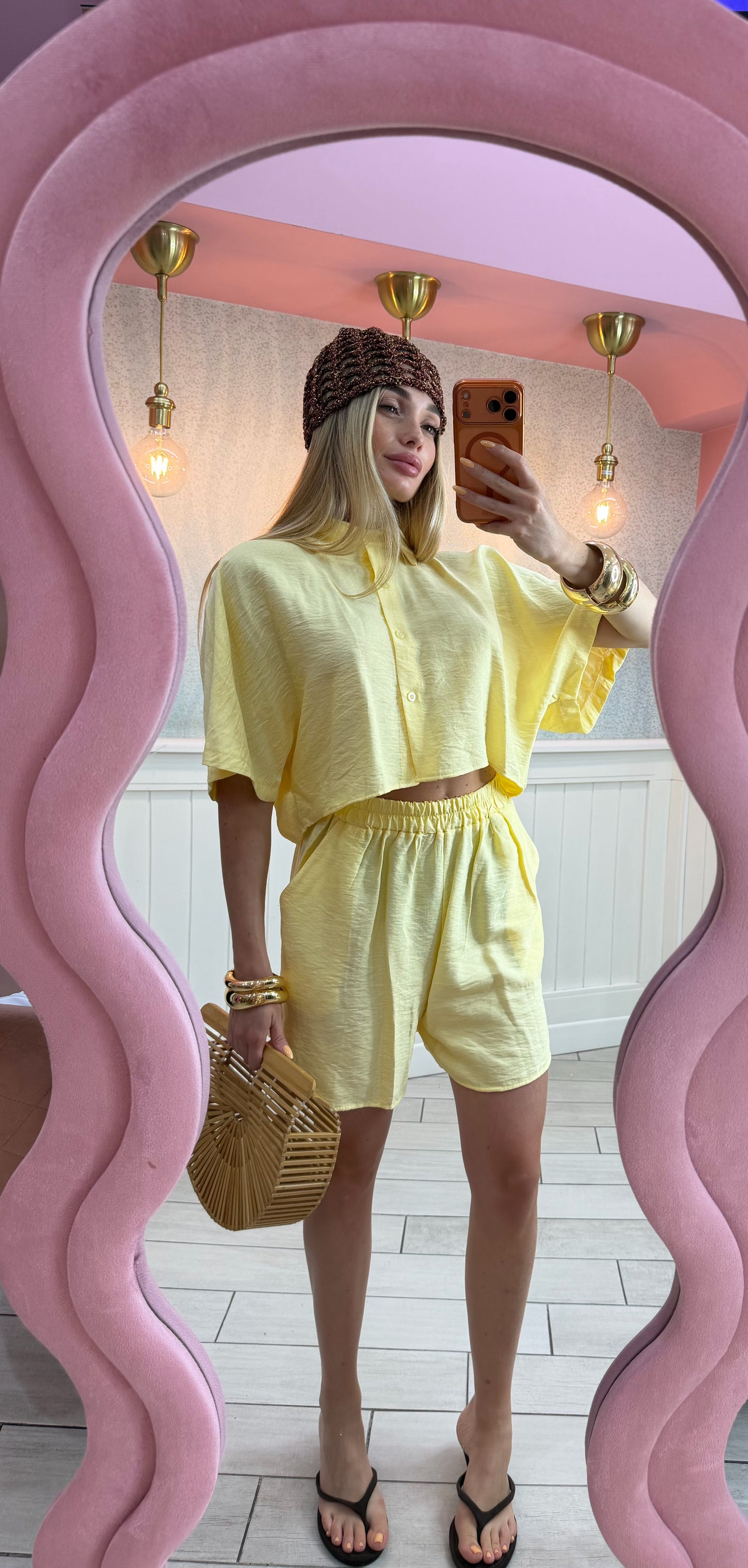 COORDINATO SANTORINI GIALLO