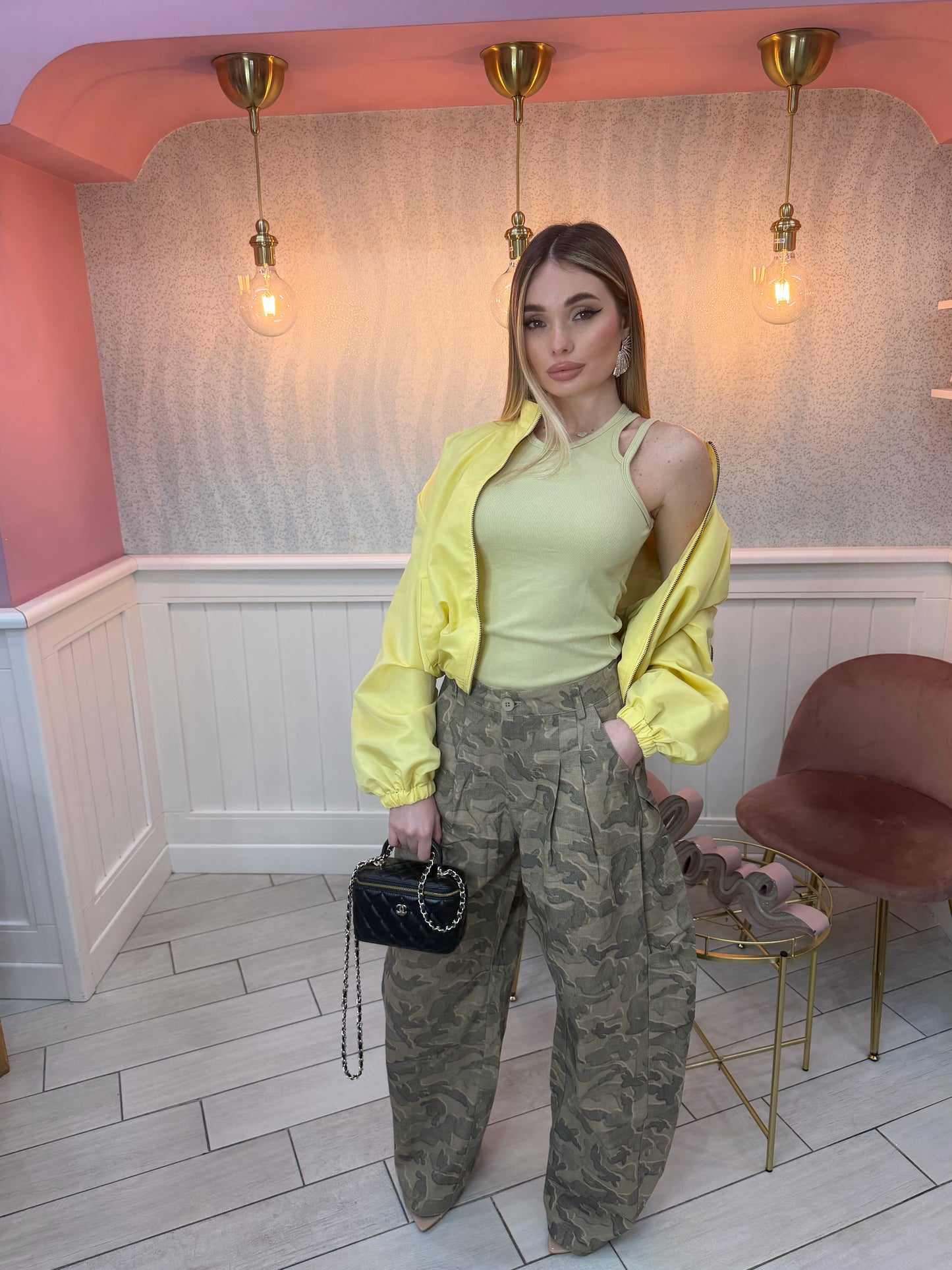 BOMBER GIALLO CON SPALLINA INTERNA